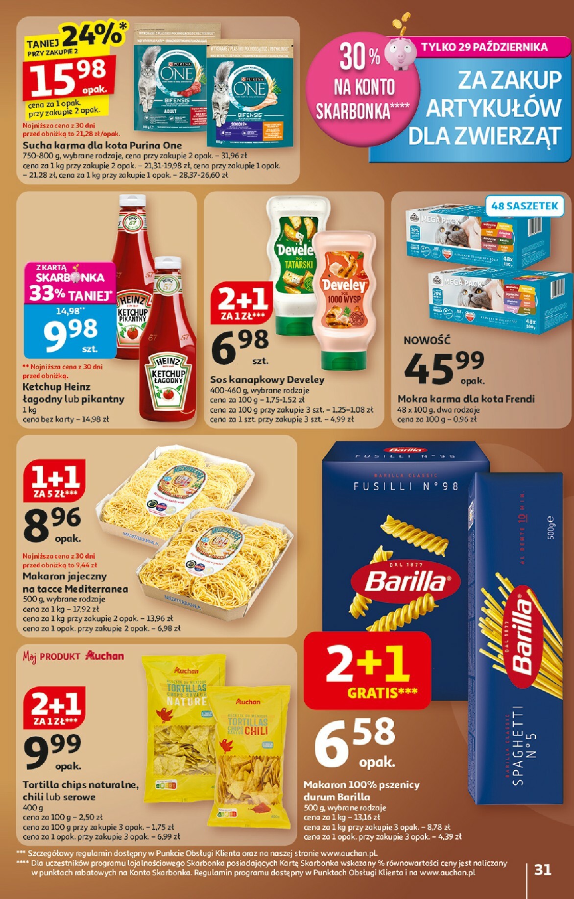 auchan - Gazetka Hipermarket Auchan - ważna od 23.10. do 29.10. - page: 31 auchan - Gazetka Hipermarket Auchan - ważna od 23.10. do 29.10. - page: 31