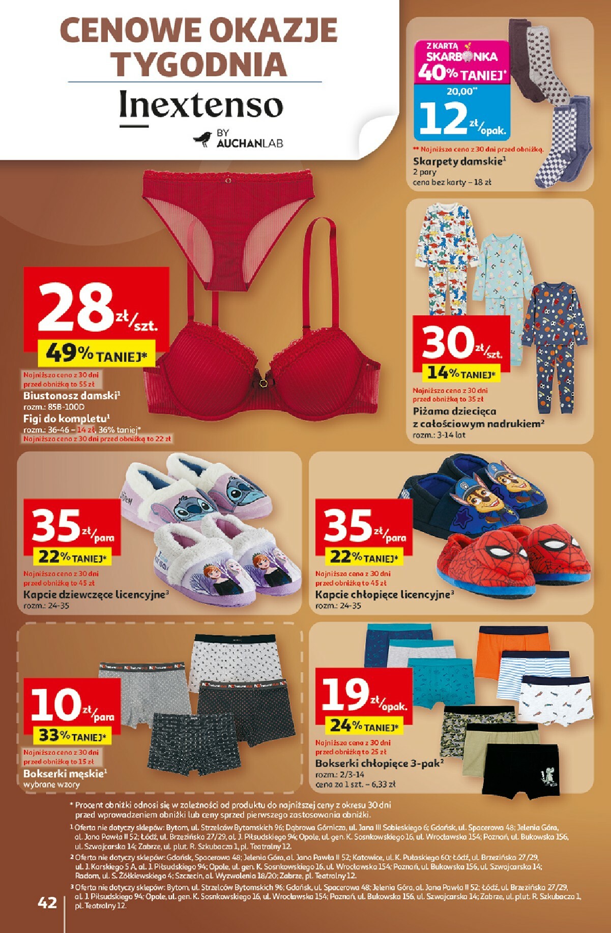 auchan - Gazetka Hipermarket Auchan - ważna od 23.10. do 29.10. - page: 42 auchan - Gazetka Hipermarket Auchan - ważna od 23.10. do 29.10. - page: 42