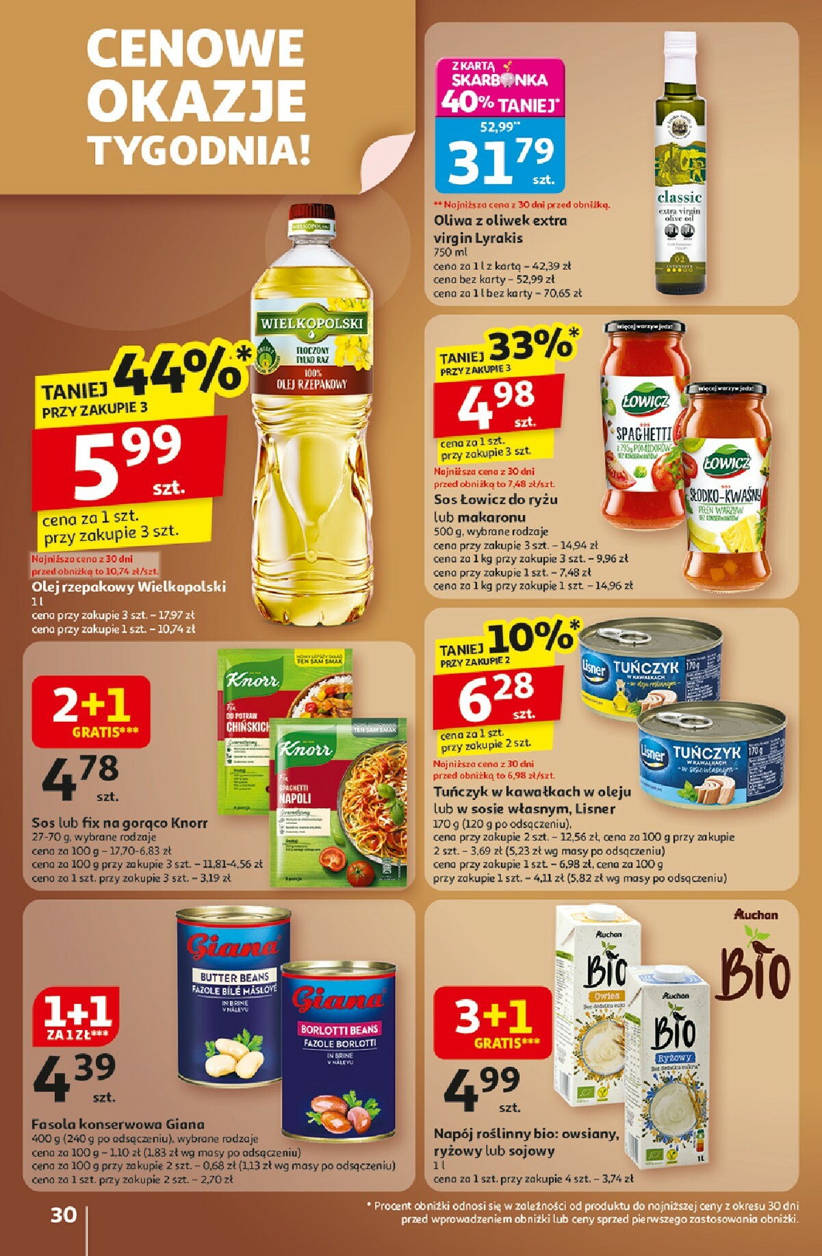 auchan - Gazetka Hipermarket Auchan - ważna od 23.10. do 29.10. - page: 30 auchan - Gazetka Hipermarket Auchan - ważna od 23.10. do 29.10. - page: 30