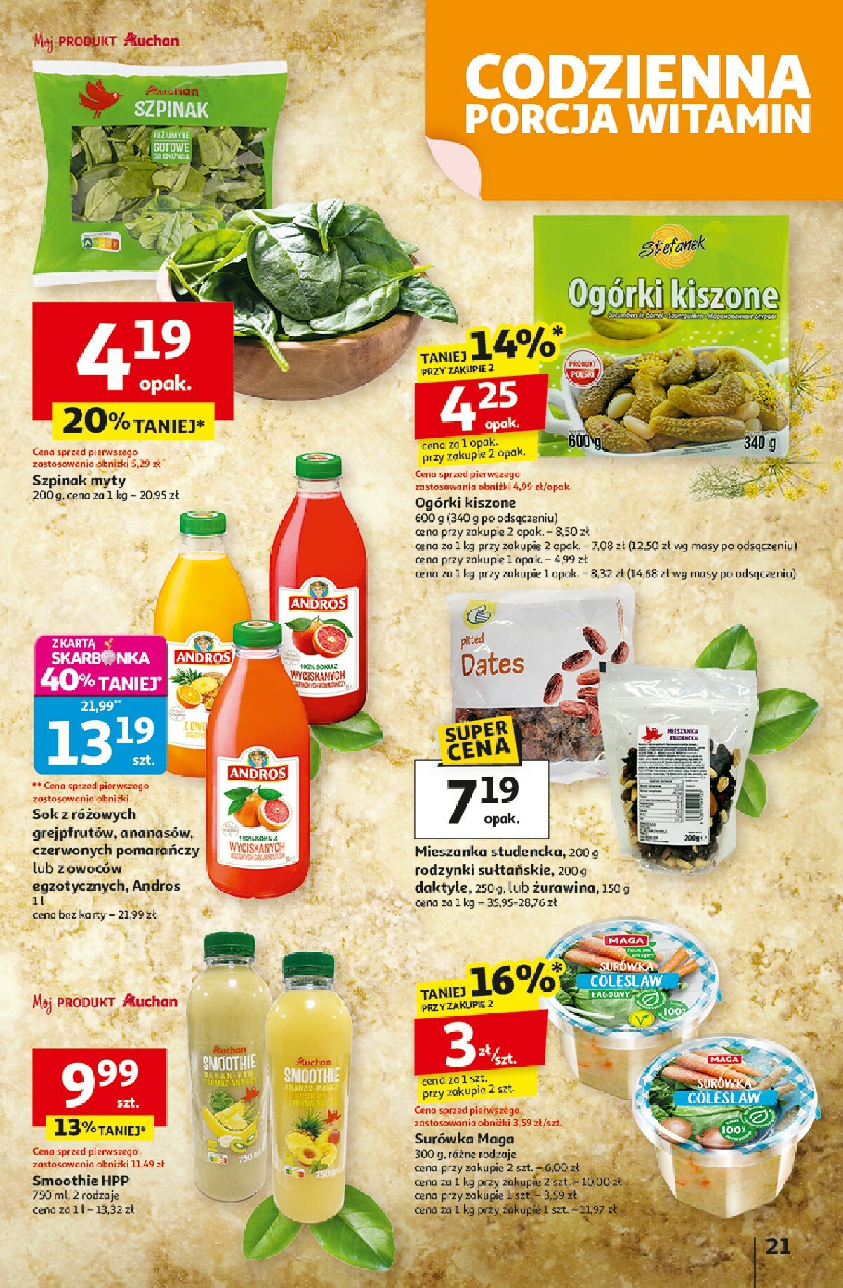 auchan - Gazetka Hipermarket Auchan - ważna od 23.10. do 29.10. - page: 21 auchan - Gazetka Hipermarket Auchan - ważna od 23.10. do 29.10. - page: 21