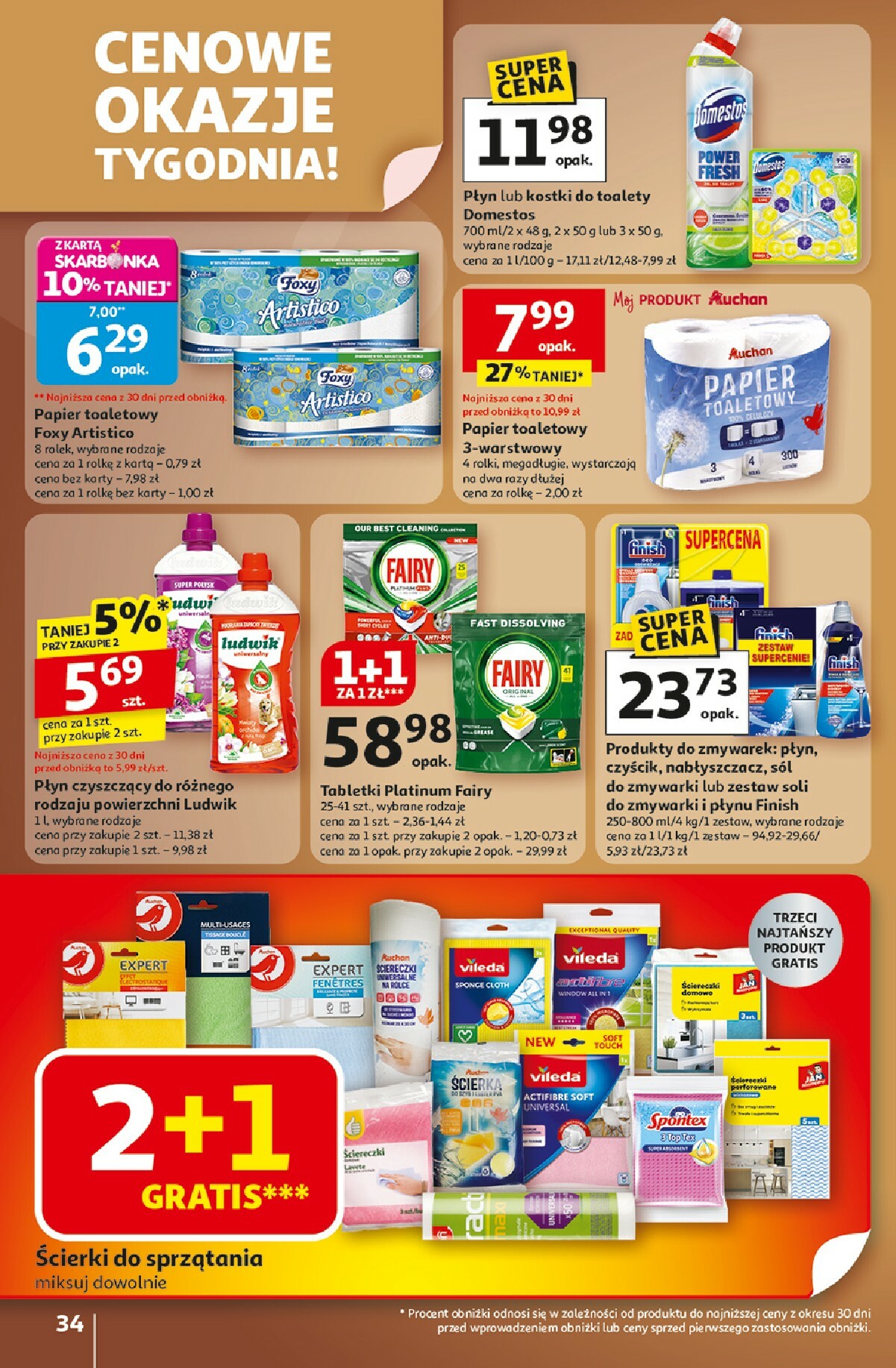 auchan - Gazetka Hipermarket Auchan - ważna od 23.10. do 29.10. - page: 34 auchan - Gazetka Hipermarket Auchan - ważna od 23.10. do 29.10. - page: 34