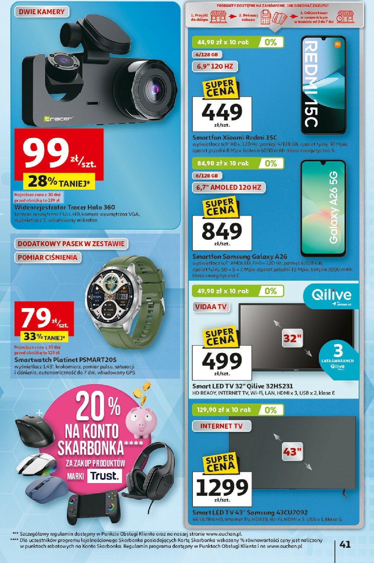 auchan - Gazetka Hipermarket Auchan - ważna od 23.10. do 29.10. - page: 41 auchan - Gazetka Hipermarket Auchan - ważna od 23.10. do 29.10. - page: 41