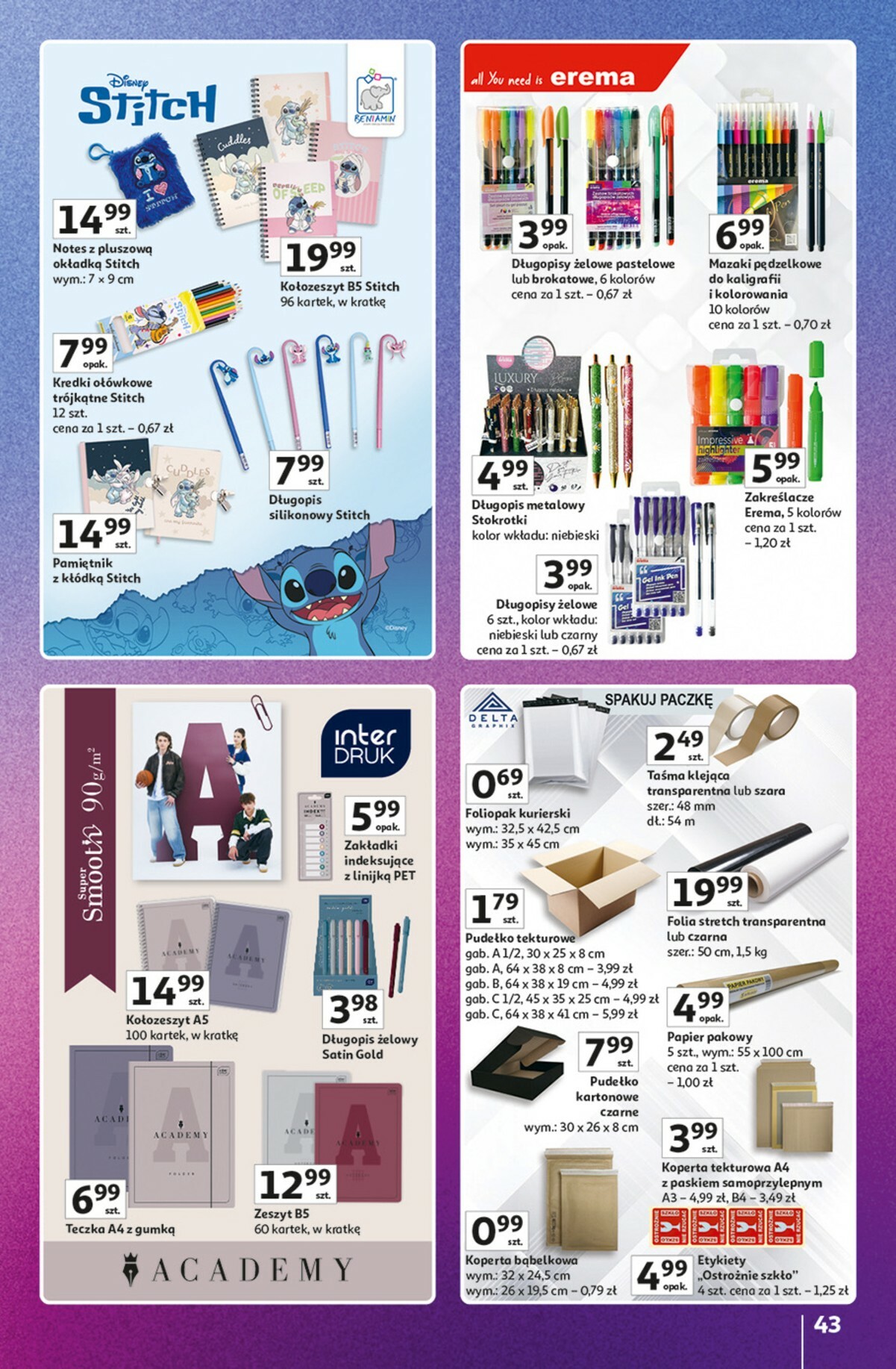 auchan - Gazetka Hipermarket Auchan - Znane marki duży wybór - ważna od 16.10. do 22.10. - page: 43 auchan - Gazetka Hipermarket Auchan - Znane marki duży wybór - ważna od 16.10. do 22.10. - page: 43