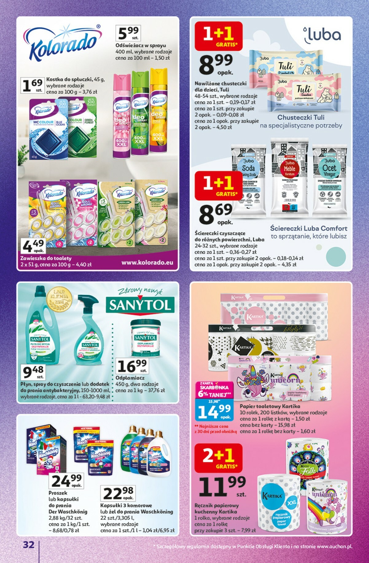 auchan - Gazetka Hipermarket Auchan - Znane marki duży wybór - ważna od 16.10. do 22.10. - page: 32 auchan - Gazetka Hipermarket Auchan - Znane marki duży wybór - ważna od 16.10. do 22.10. - page: 32
