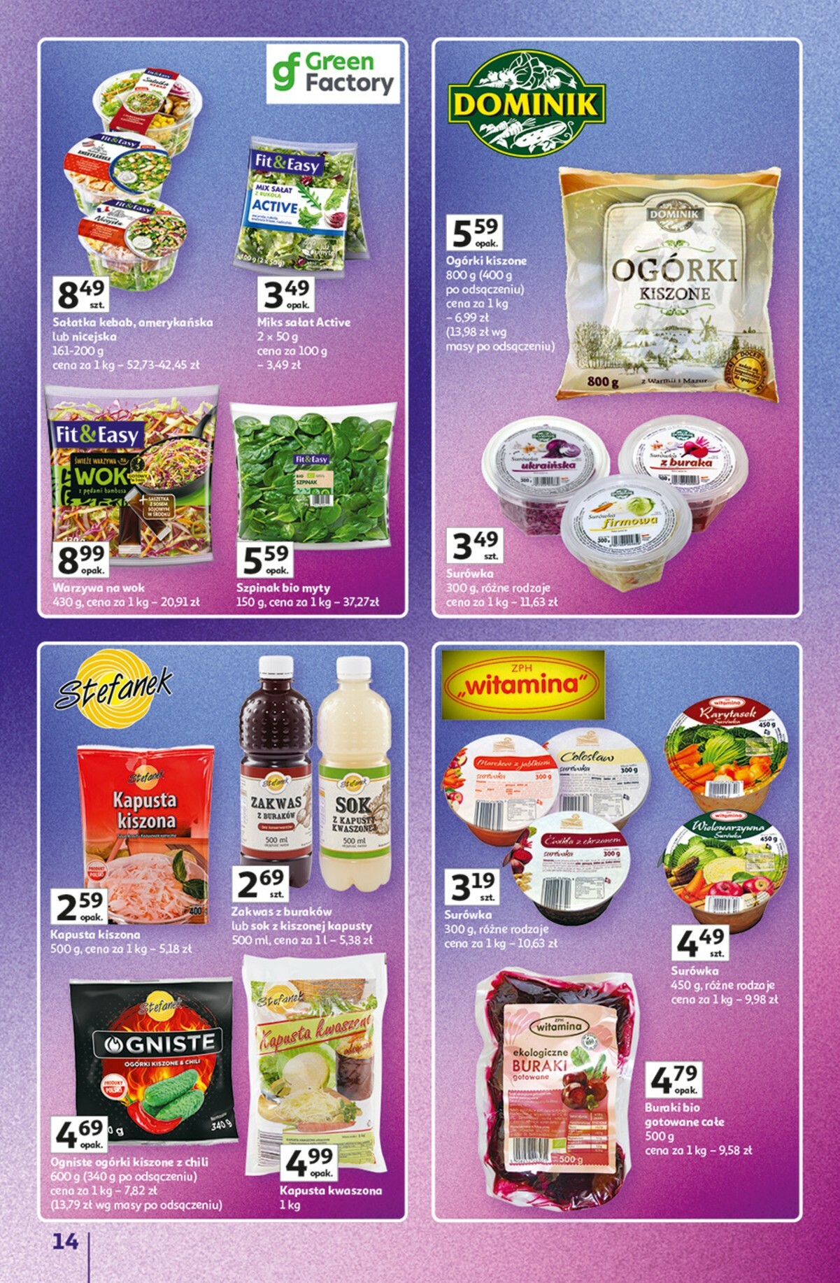 auchan - Gazetka Hipermarket Auchan - Znane marki duży wybór - ważna od 16.10. do 22.10. - page: 14 auchan - Gazetka Hipermarket Auchan - Znane marki duży wybór - ważna od 16.10. do 22.10. - page: 14