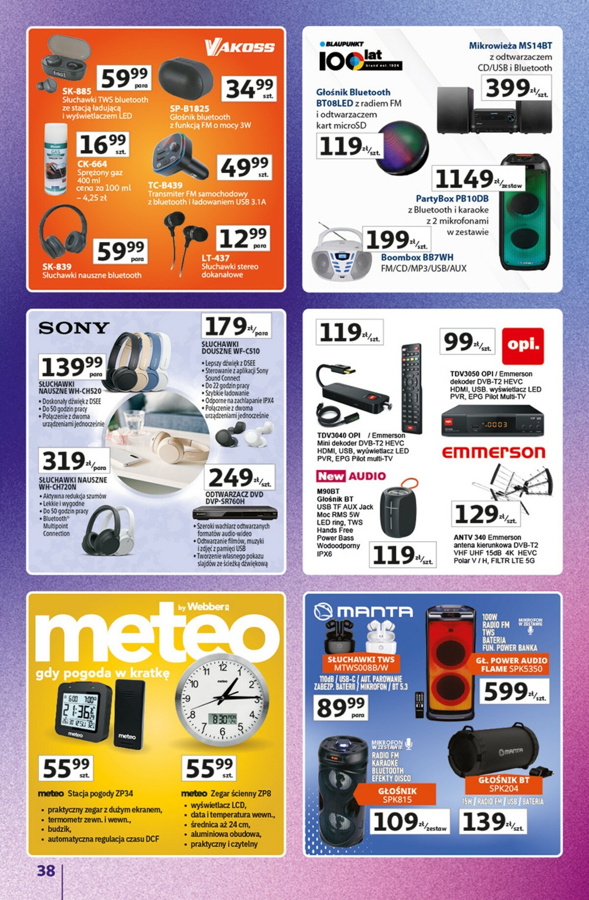 auchan - Gazetka Hipermarket Auchan - Znane marki duży wybór - ważna od 16.10. do 22.10. - page: 38 auchan - Gazetka Hipermarket Auchan - Znane marki duży wybór - ważna od 16.10. do 22.10. - page: 38