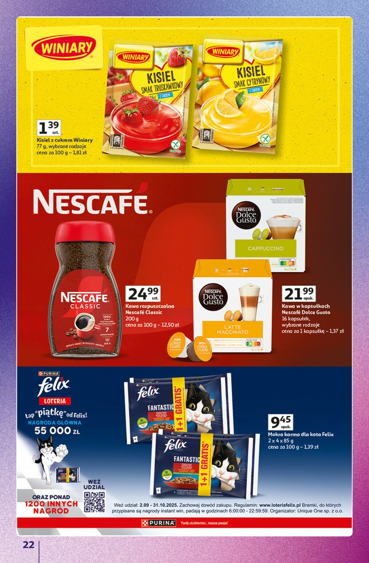 auchan - Gazetka Hipermarket Auchan - Znane marki duży wybór - ważna od 16.10. do 22.10. - page: 22 auchan - Gazetka Hipermarket Auchan - Znane marki duży wybór - ważna od 16.10. do 22.10. - page: 22