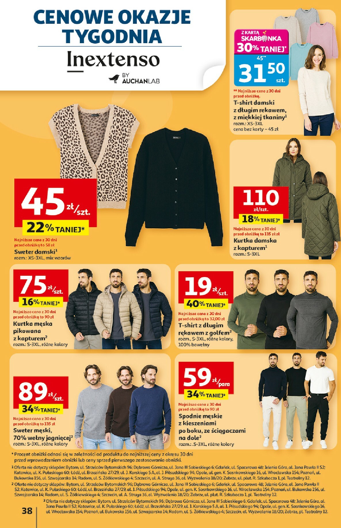 auchan - Gazetka Hipermarket Auchan - ważna od 30.10. do 05.11. - page: 38 auchan - Gazetka Hipermarket Auchan - ważna od 30.10. do 05.11. - page: 38