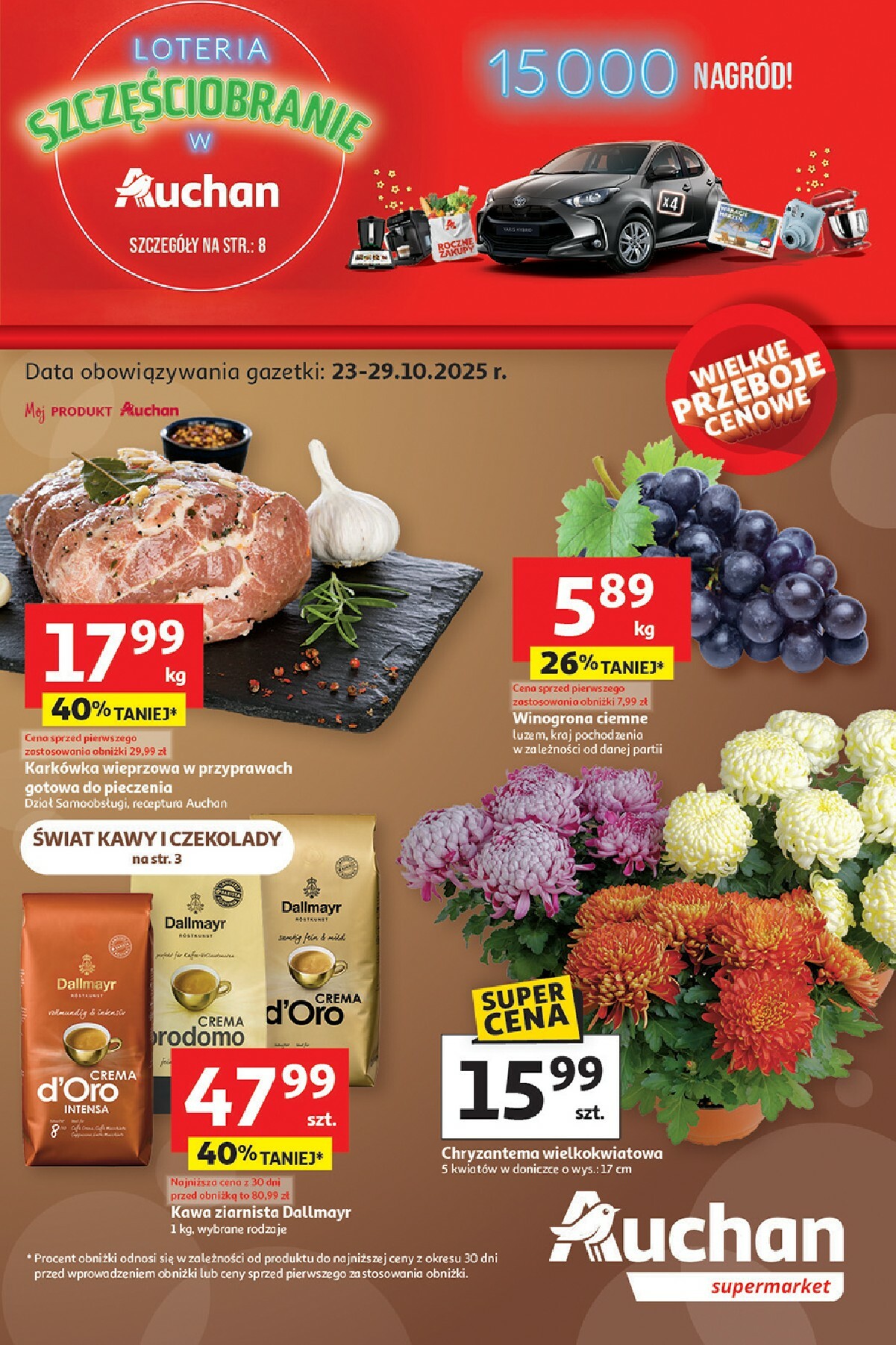 auchan - Gazetka Supermarket Auchan - ważna od 23.10. do 29.10.