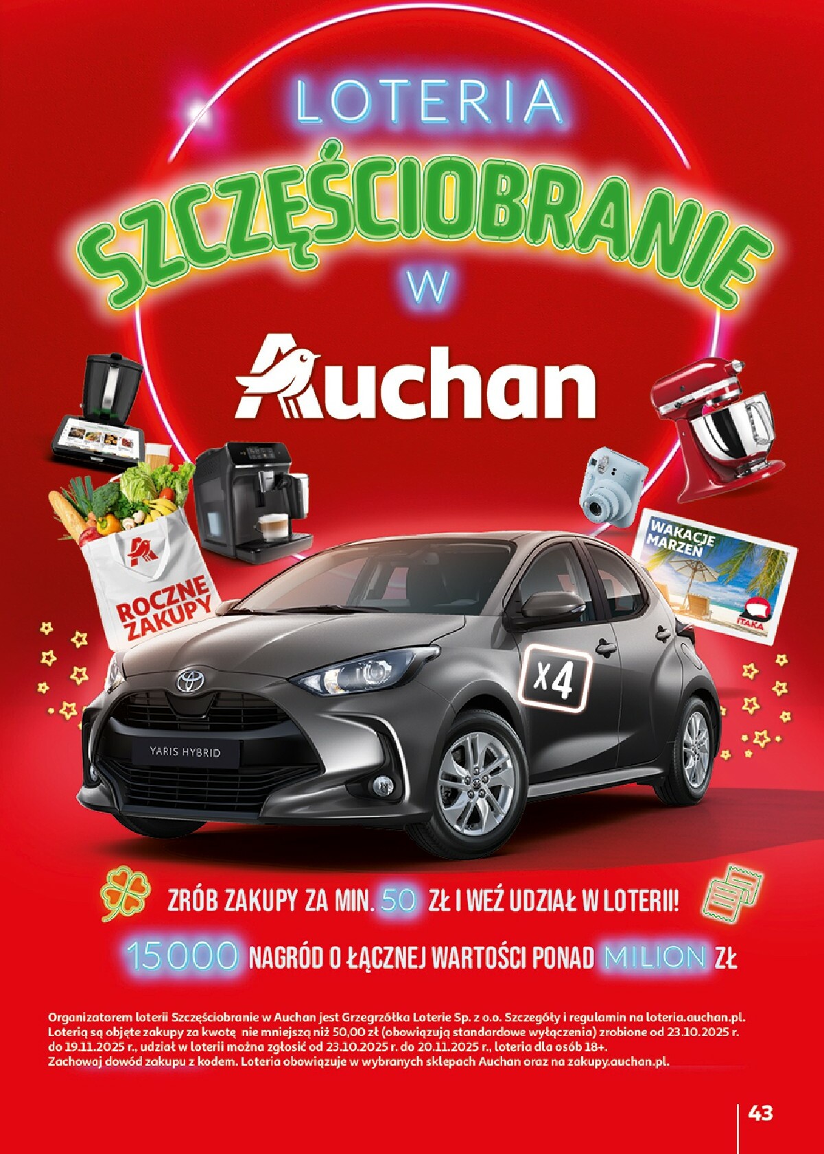 auchan - Gazetka Hipermarket Auchan - ważna od 06.11. do 12.11. - page: 43