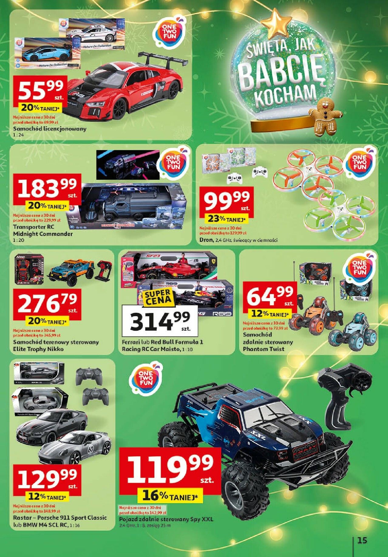 auchan - Gazetka Hipermarket Auchan - Zabawki Święta jak babcię kocham - ważna od 06.11. do 26.11. - page: 15