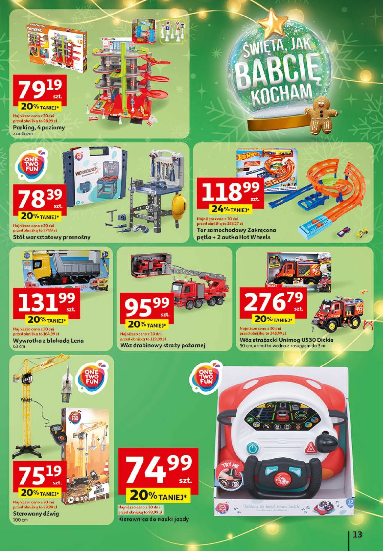 auchan - Gazetka Hipermarket Auchan - Zabawki Święta jak babcię kocham - ważna od 06.11. do 26.11. - page: 13