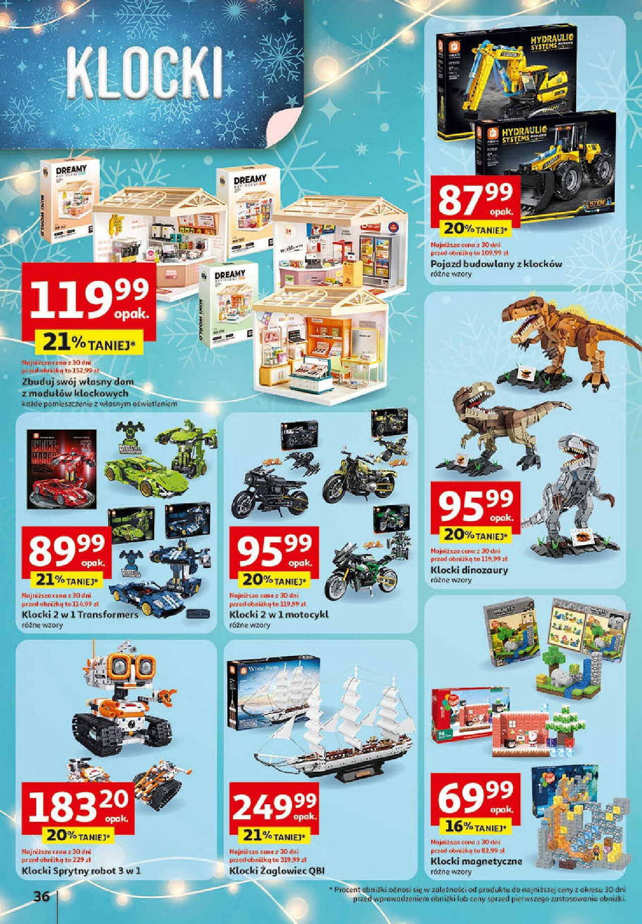 auchan - Gazetka Hipermarket Auchan - Zabawki Święta jak babcię kocham - ważna od 06.11. do 26.11. - page: 36