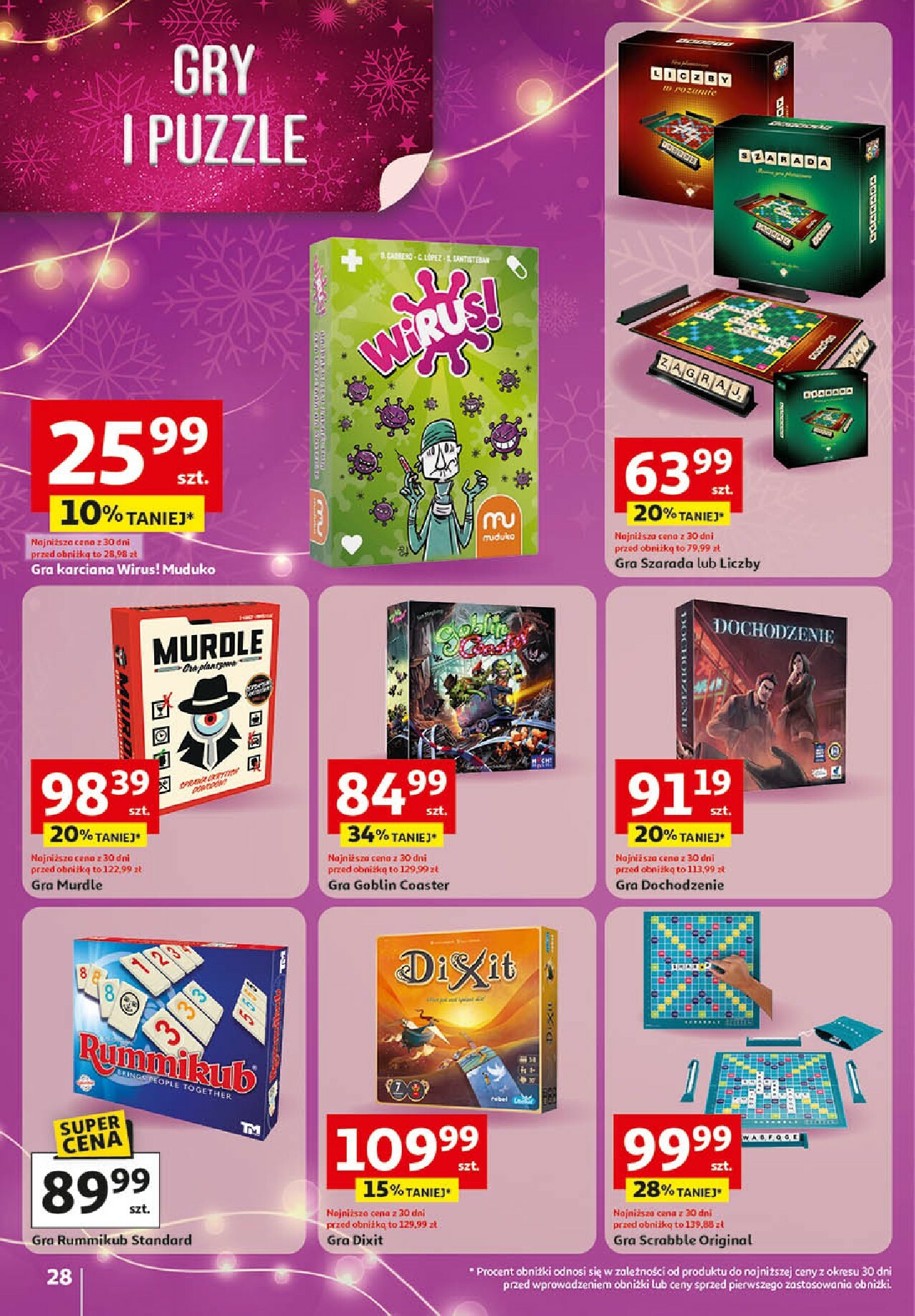 auchan - Gazetka Hipermarket Auchan - Zabawki Święta jak babcię kocham - ważna od 06.11. do 26.11. - page: 28