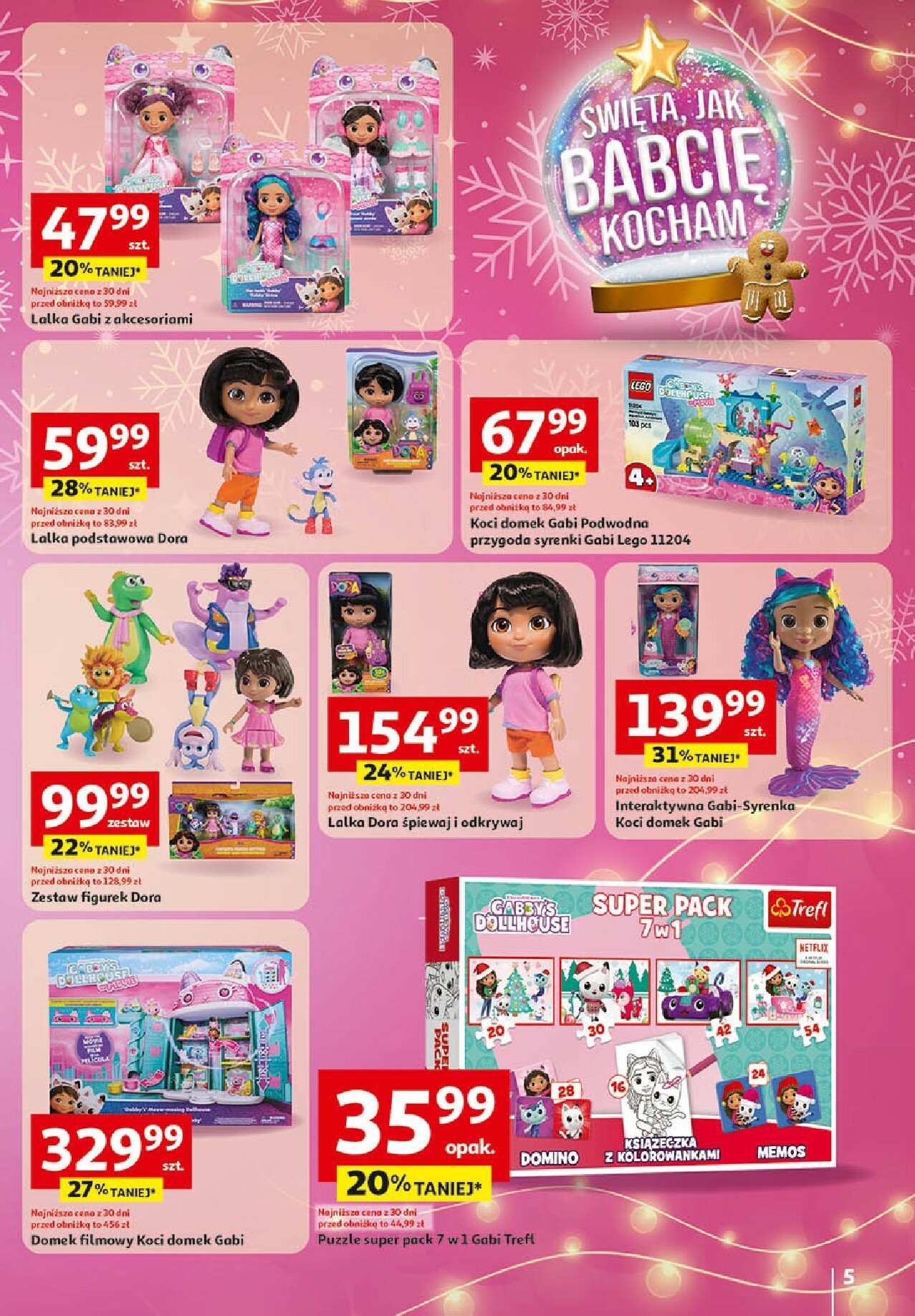 auchan - Gazetka Hipermarket Auchan - Zabawki Święta jak babcię kocham - ważna od 06.11. do 26.11. - page: 5