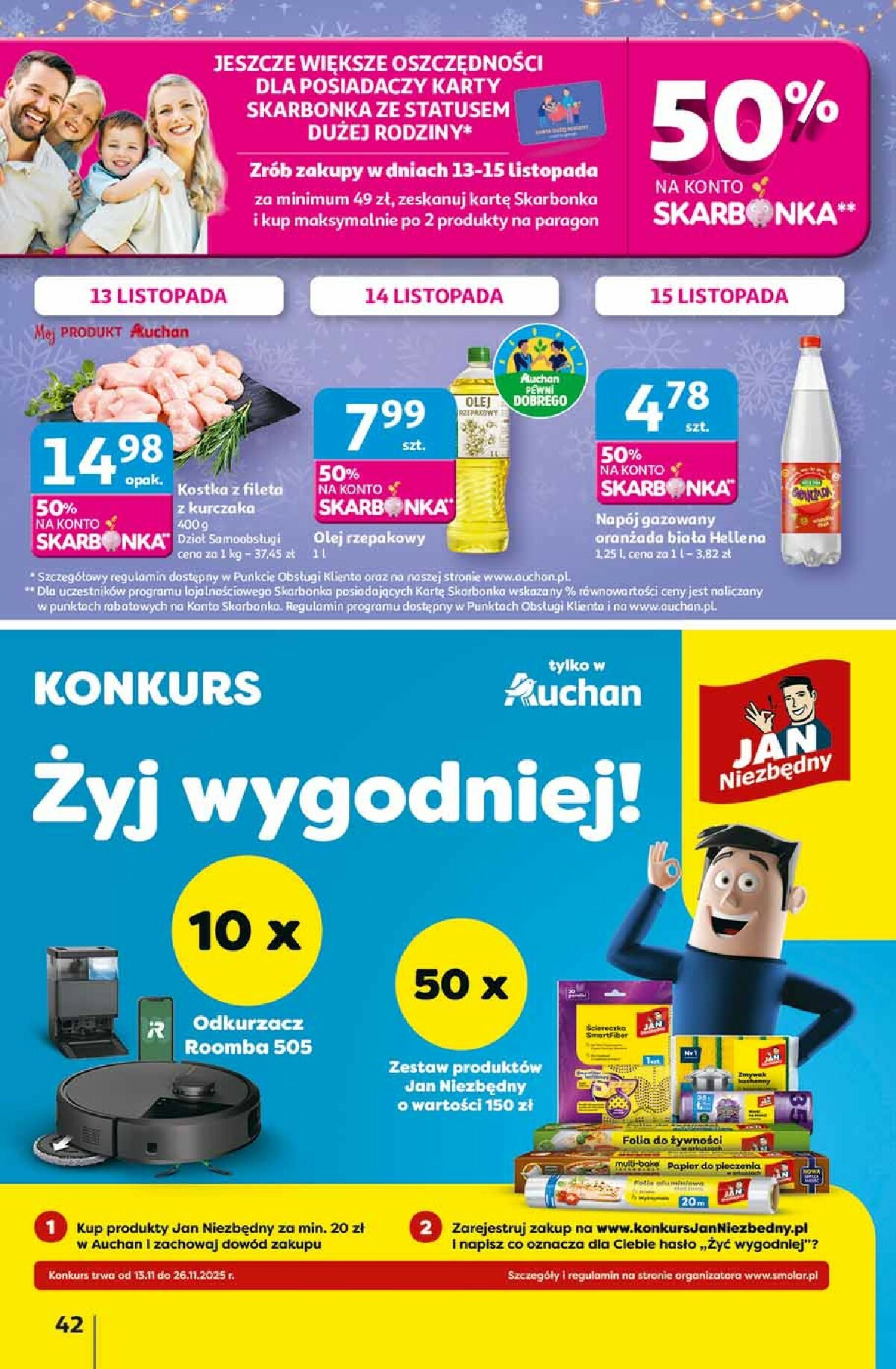auchan - Gazetka Hipermarket Auchan - ważna od 13.11. do 19.11. - page: 42