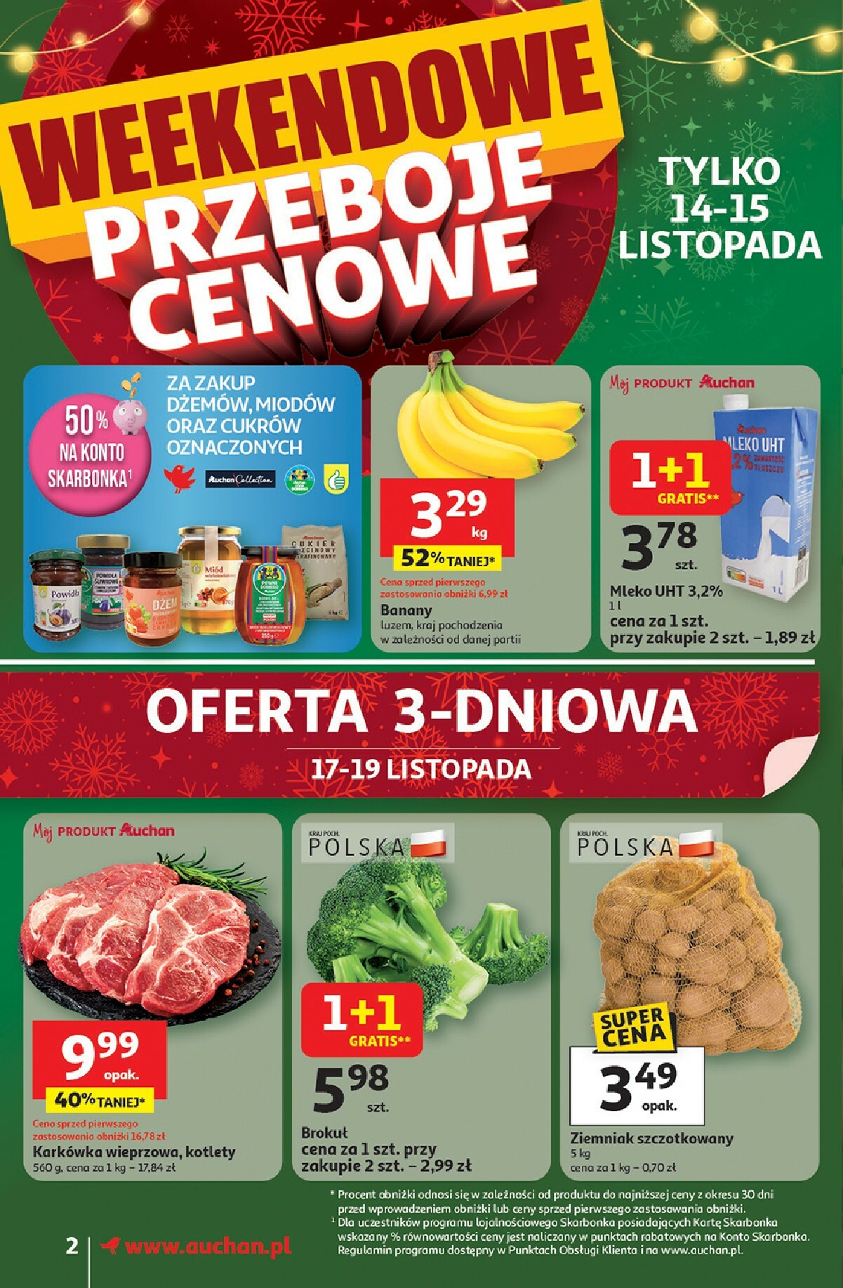 auchan - Gazetka Supermarket Auchan - ważna od 13.11. do 19.11. - page: 2