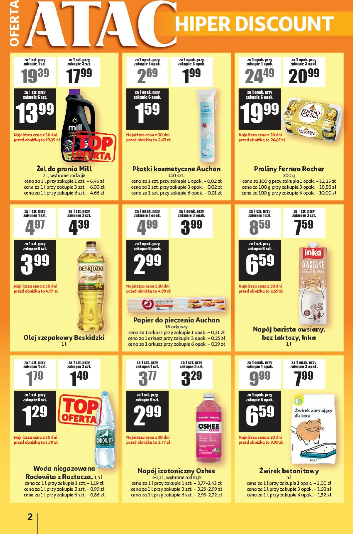 auchan - Gazetka Auchan - ATAC Hiper Discount - ważna od 13.11. do 03.12. - page: 2