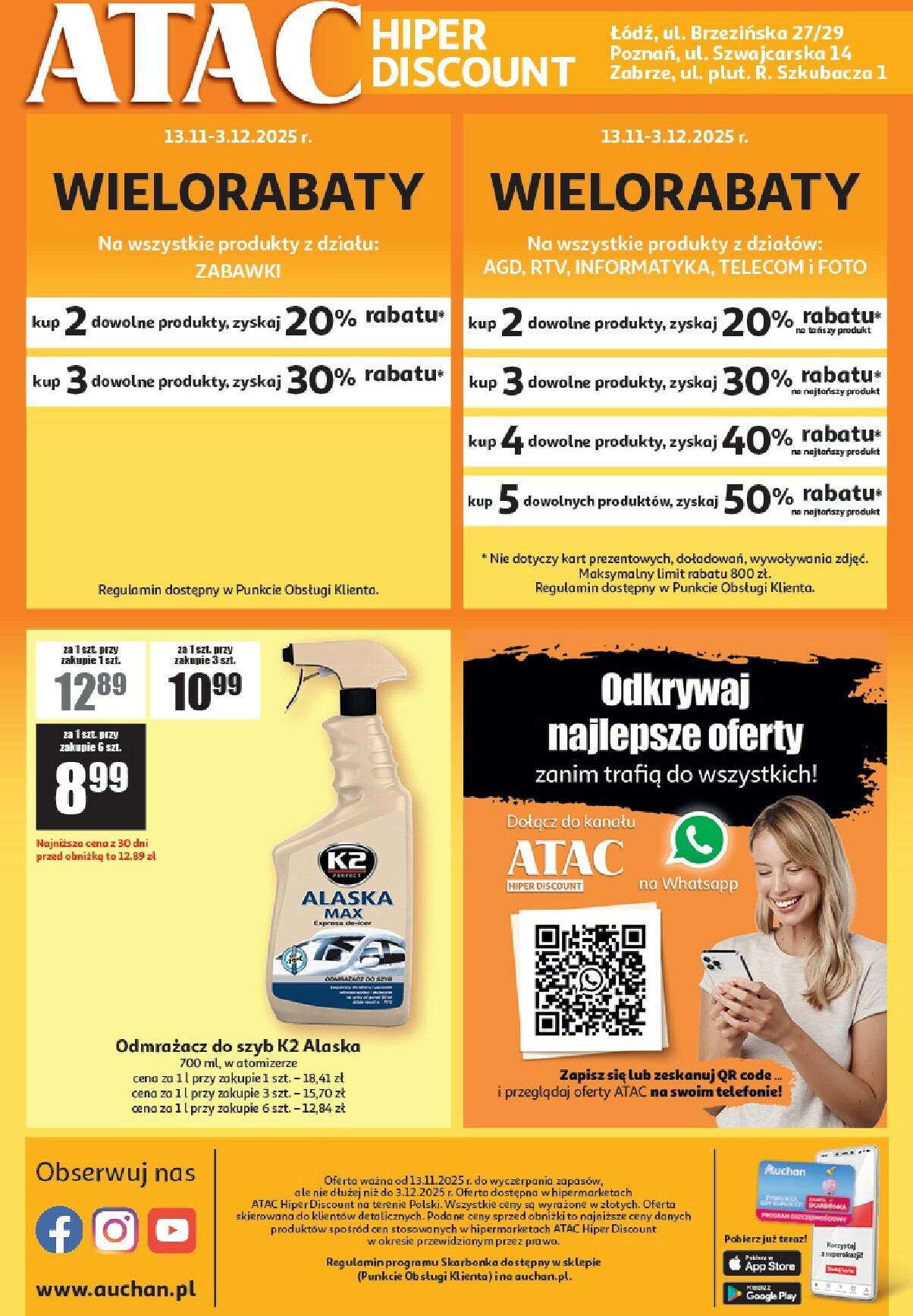 auchan - Gazetka Auchan - ATAC Hiper Discount - ważna od 13.11. do 03.12. - page: 4