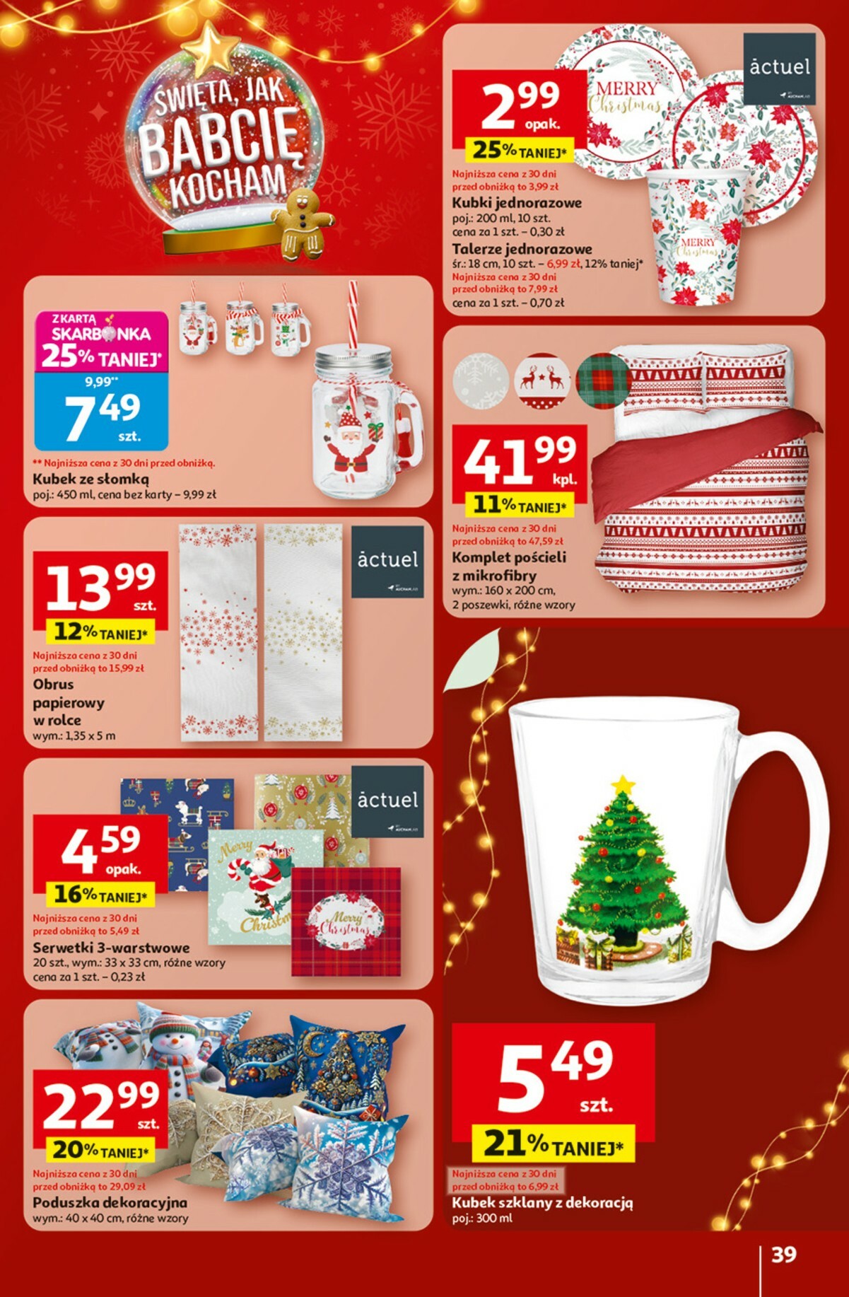 auchan - Gazetka Hipermarket Auchan - ważna od 20.11. do 26.11. - page: 39