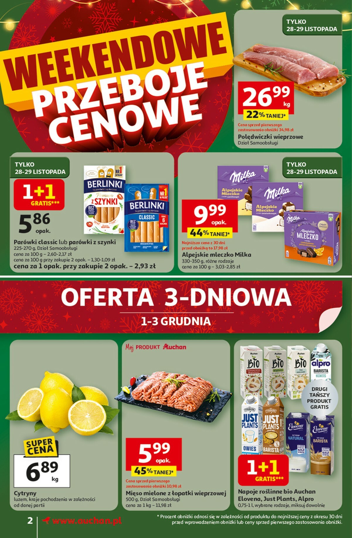 auchan - Gazetka Supermarket Auchan - ważna od 27.11. do 03.12. - page: 2