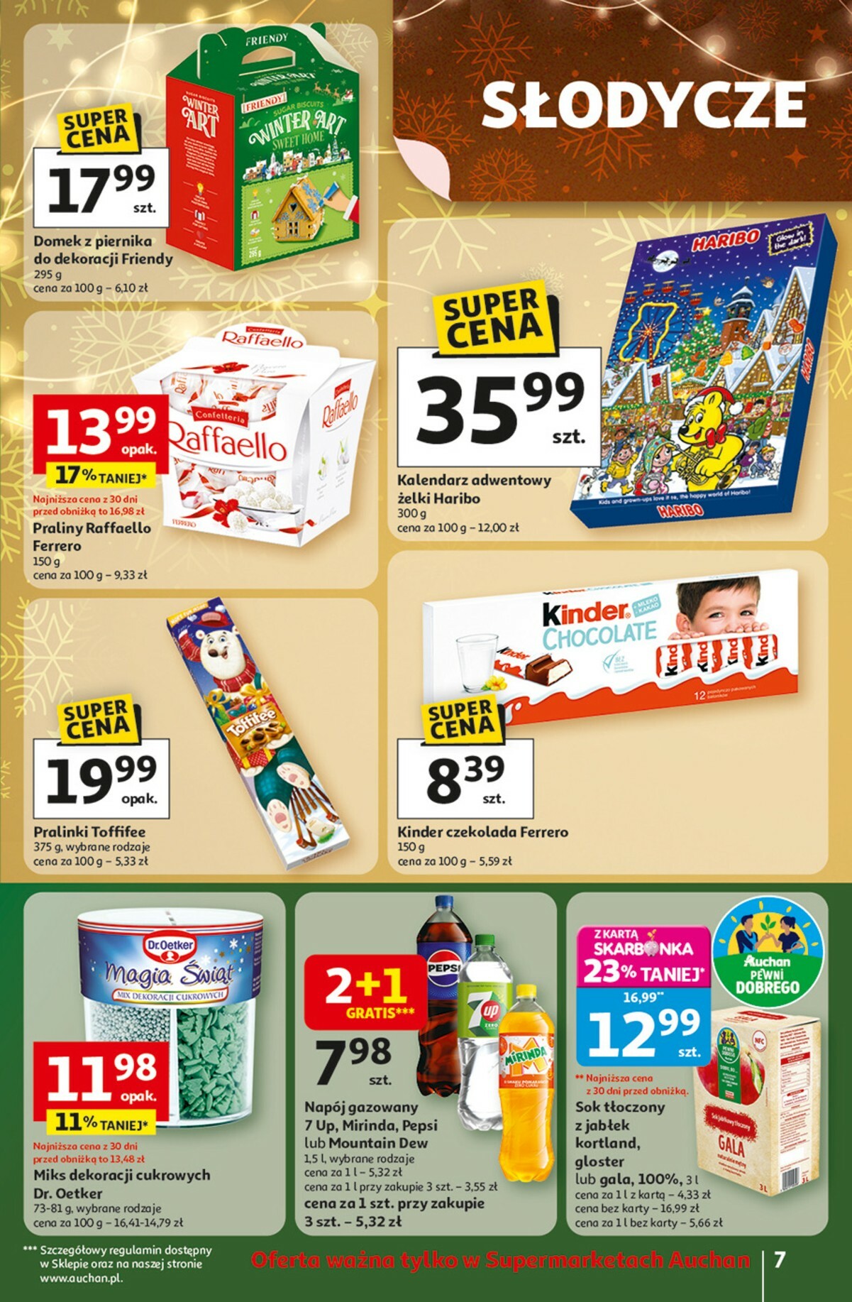 auchan - Gazetka Supermarket Auchan - ważna od 27.11. do 03.12. - page: 7