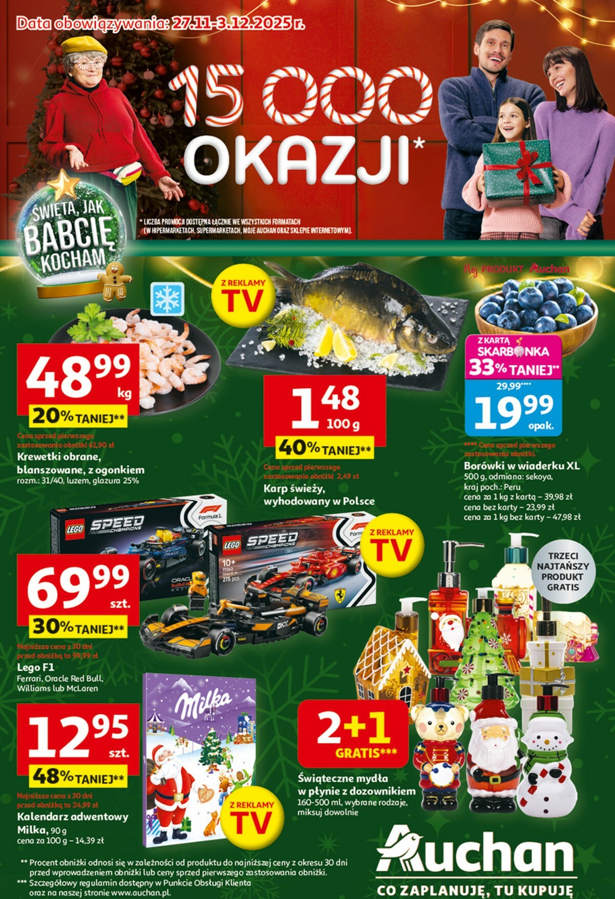 auchan - Gazetka Hipermarket Auchan - ważna od 27.11. do 03.12.