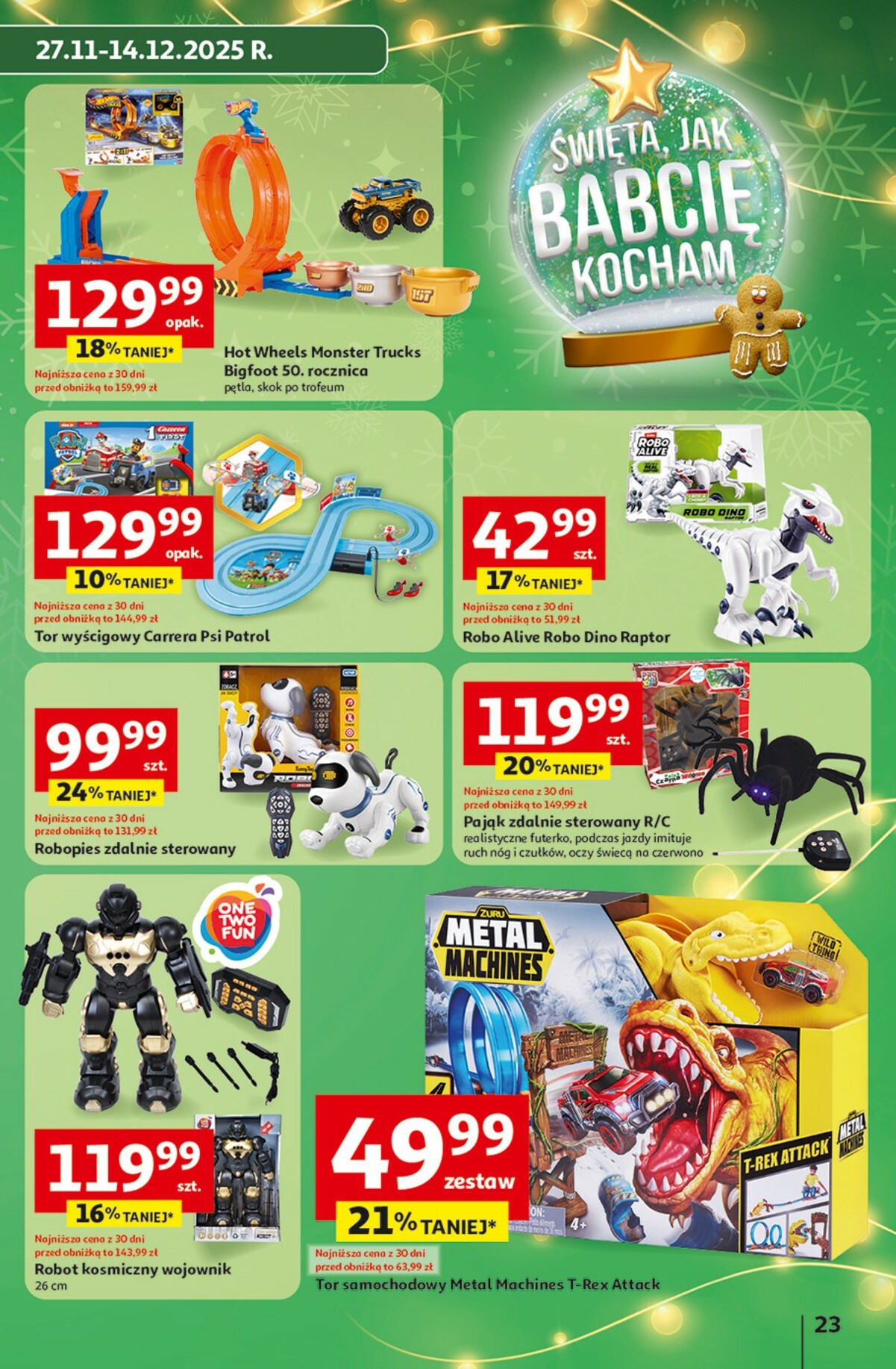 auchan - Gazetka Hipermarket Auchan - Katalog prezenty - ważna od 27.11. do 23.12. - page: 23