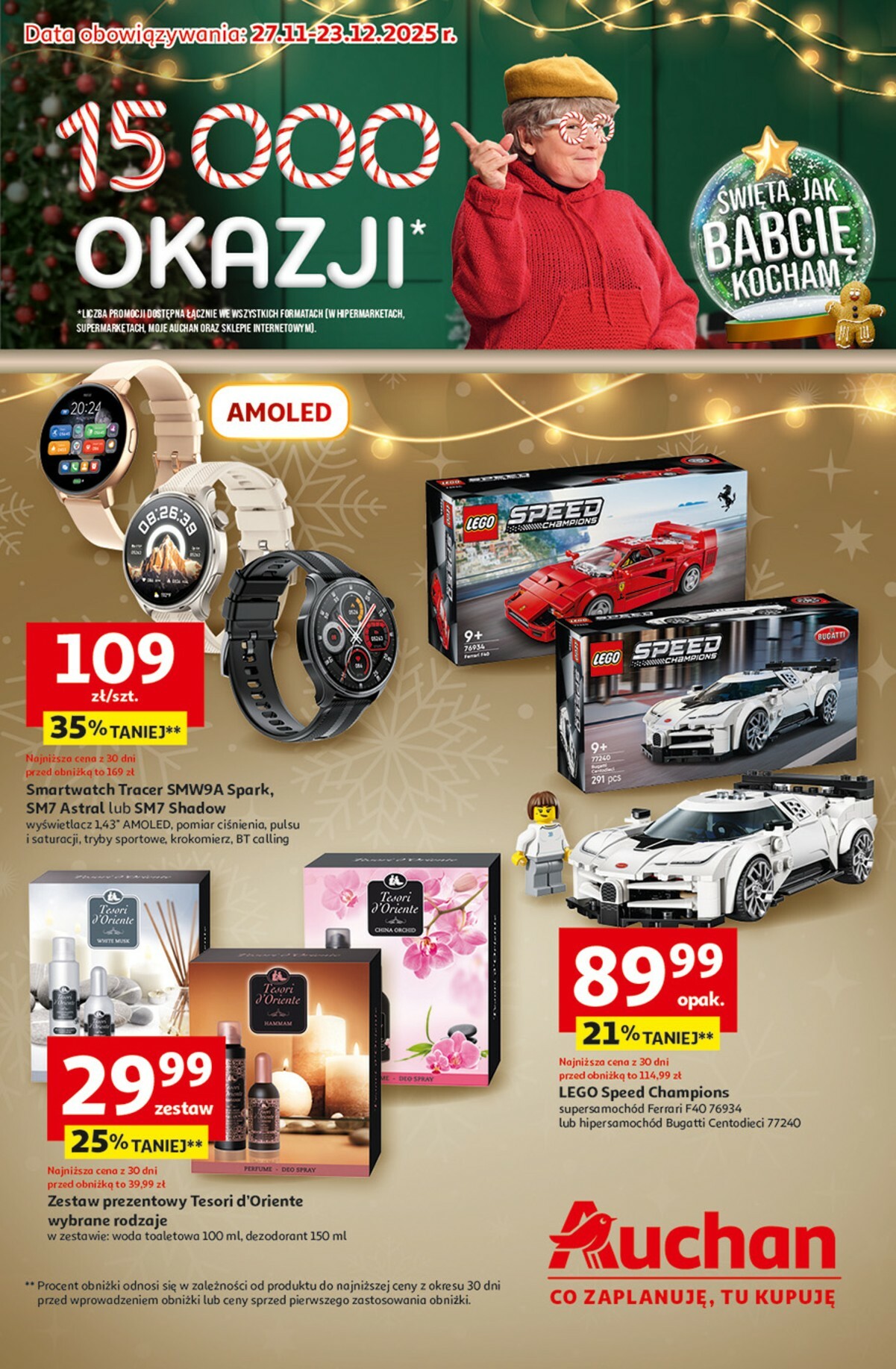 auchan - Gazetka Hipermarket Auchan - Katalog prezenty - ważna od 27.11. do 23.12.