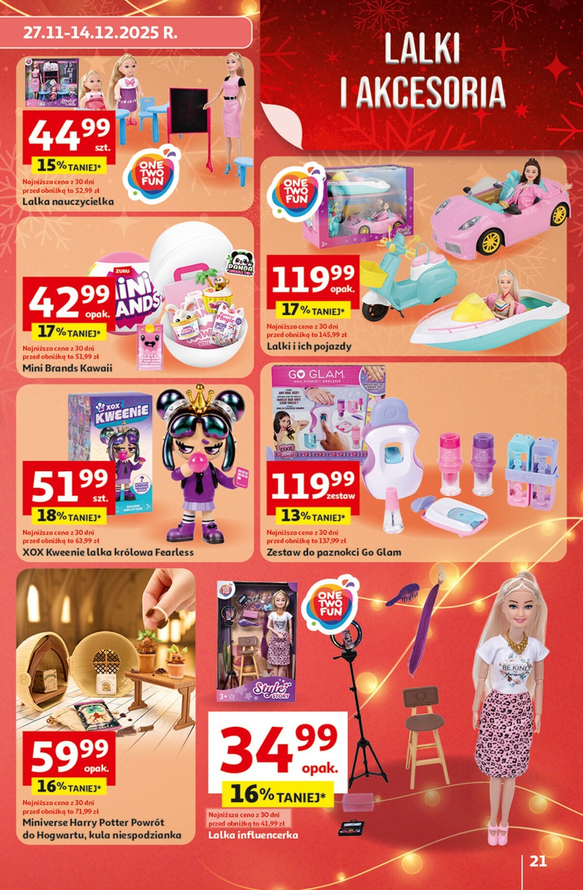 auchan - Gazetka Hipermarket Auchan - Katalog prezenty - ważna od 27.11. do 23.12. - page: 21