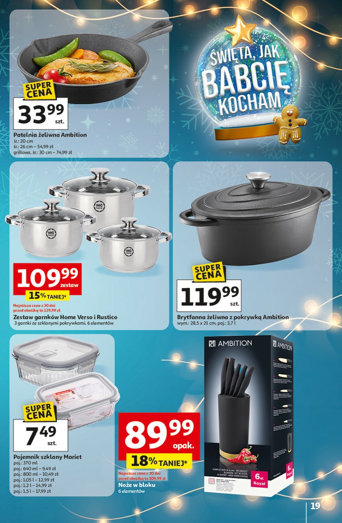 auchan - Gazetka Hipermarket Auchan - Katalog prezenty - ważna od 27.11. do 23.12. - page: 19