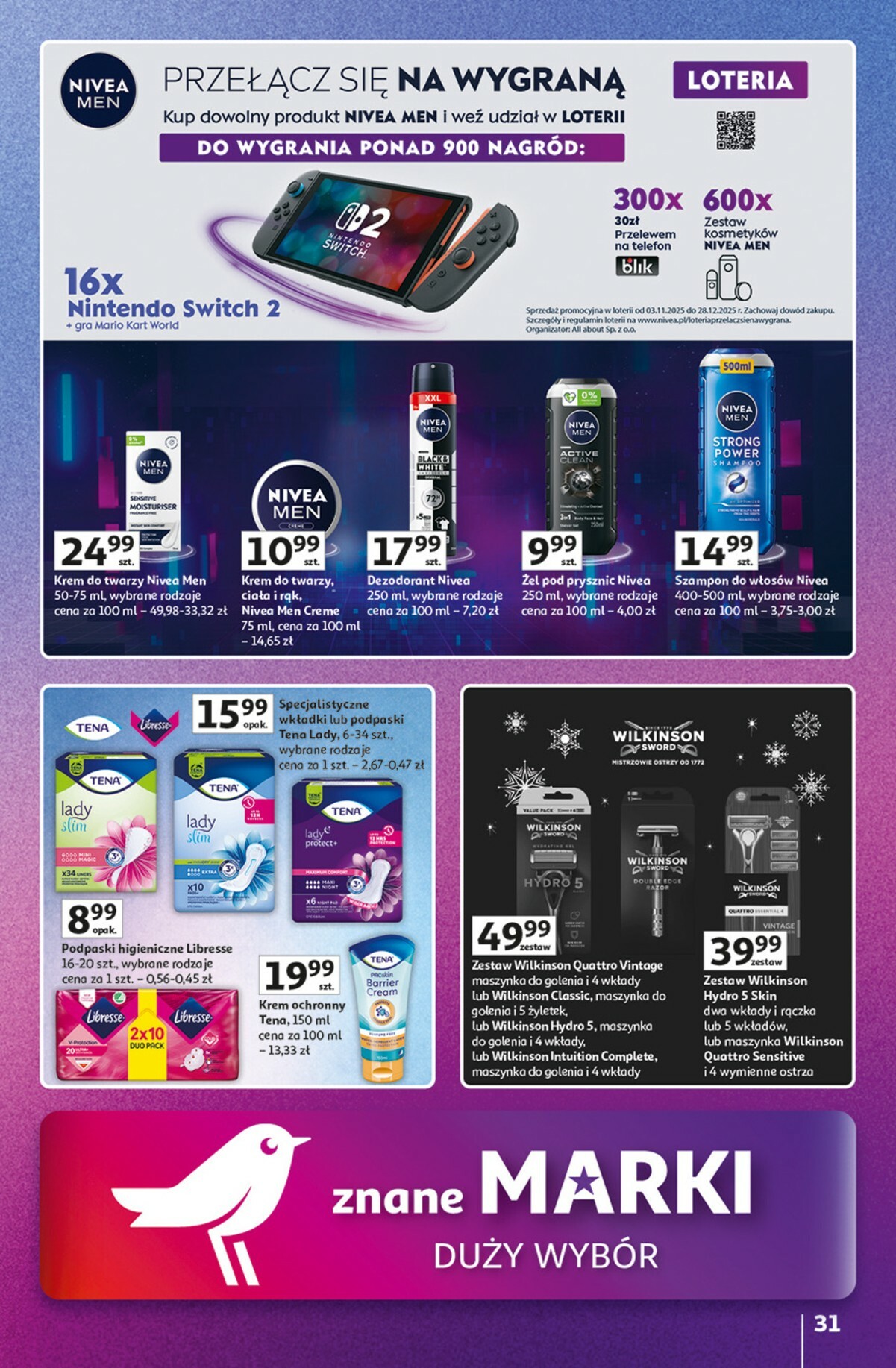 auchan - Gazetka Hipermarket Auchan - Znane Marki duży wybór - ważna od 04.12. do 14.12. - page: 31