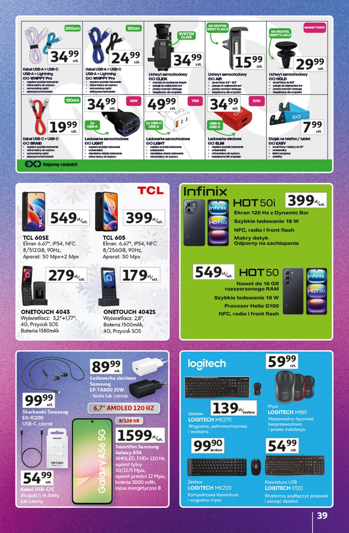 auchan - Gazetka Hipermarket Auchan - Znane Marki duży wybór - ważna od 04.12. do 14.12. - page: 39