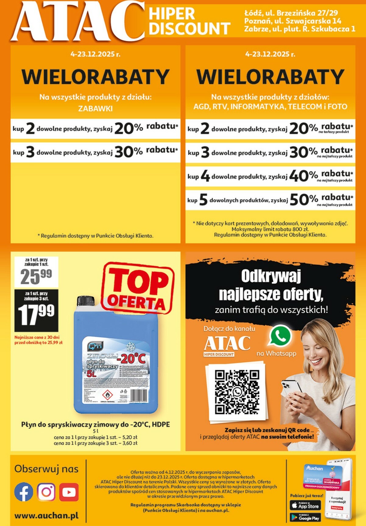auchan - Gazetka Auchan - ATAC Hiper Discount - ważna od 04.12. do 23.12. - page: 4