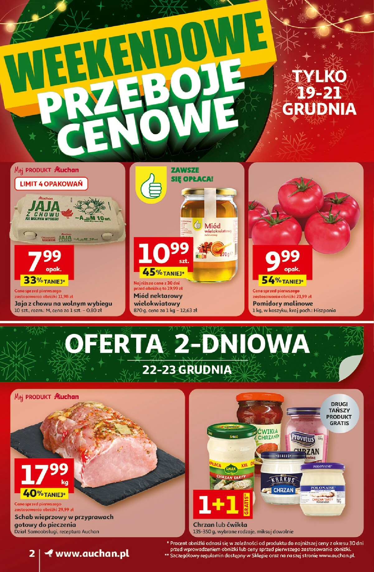 auchan - Gazetka Supermarket Auchan - ważna od 18.12. do 24.12. - page: 2