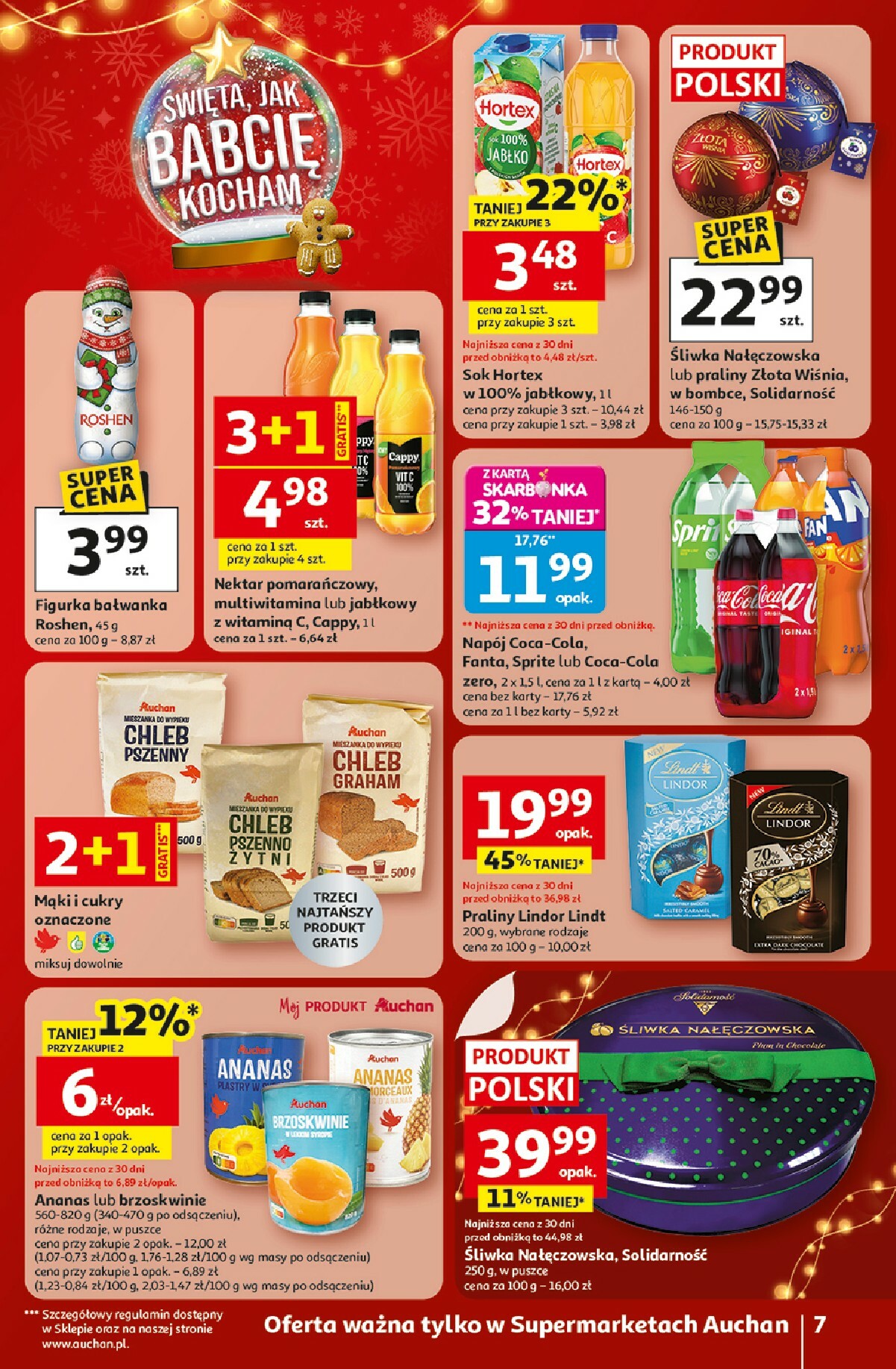 auchan - Gazetka Supermarket Auchan - ważna od 18.12. do 24.12. - page: 7