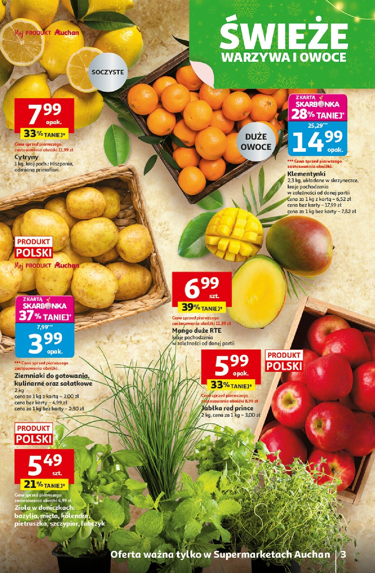 auchan - Gazetka Supermarket Auchan - ważna od 18.12. do 24.12. - page: 3