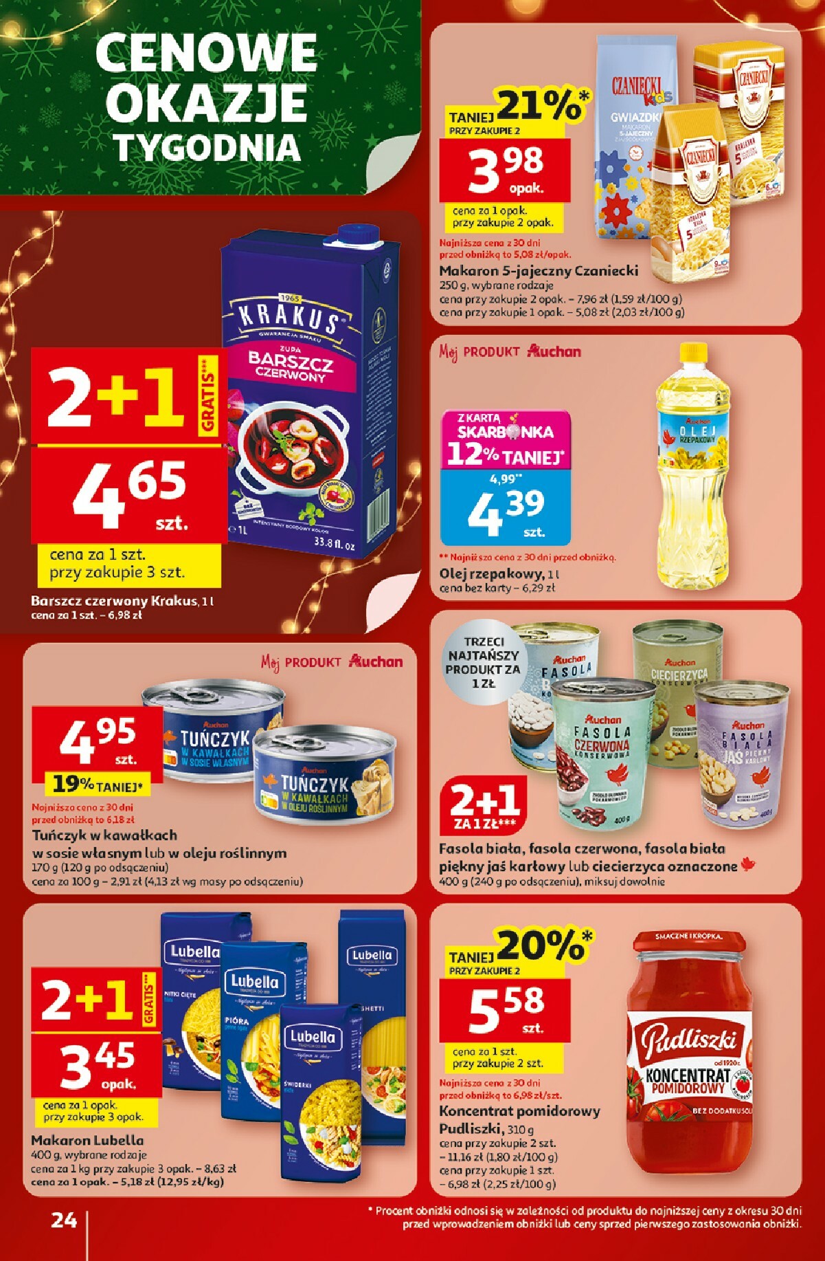 auchan - Gazetka Hipermarket Auchan - ważna od 18.12. do 23.12. - page: 24