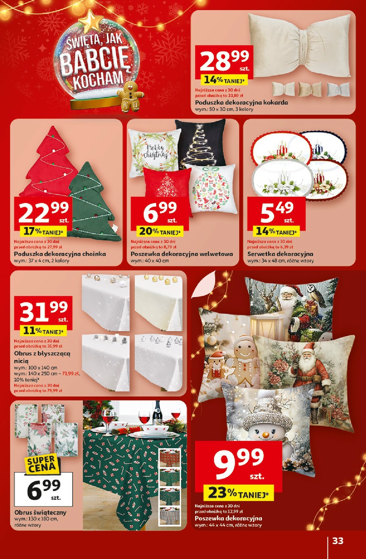 auchan - Gazetka Hipermarket Auchan - ważna od 18.12. do 23.12. - page: 33