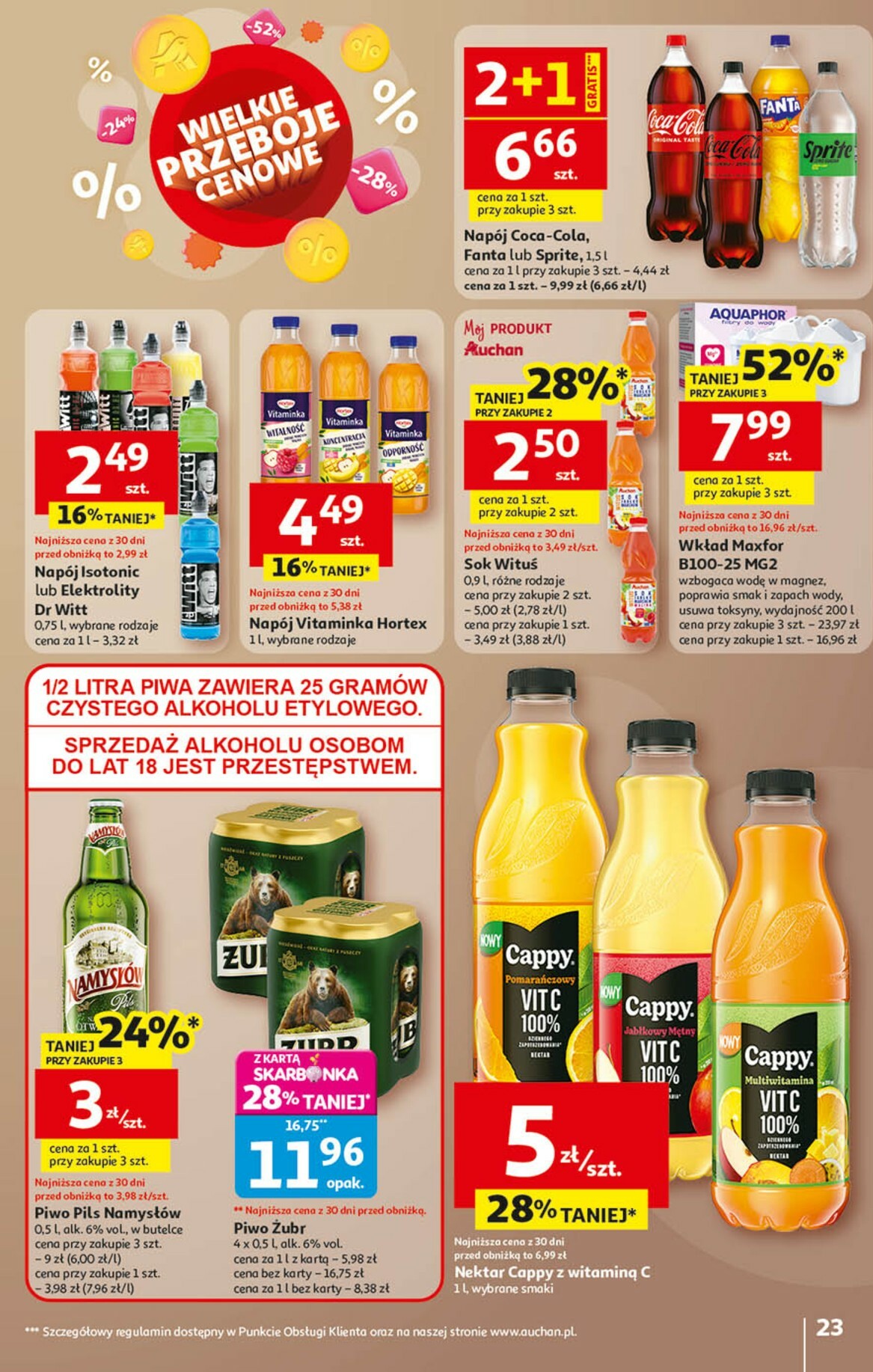 auchan - Gazetka Hipermarket Auchan - ważna od 02.01. do 07.01. - page: 23