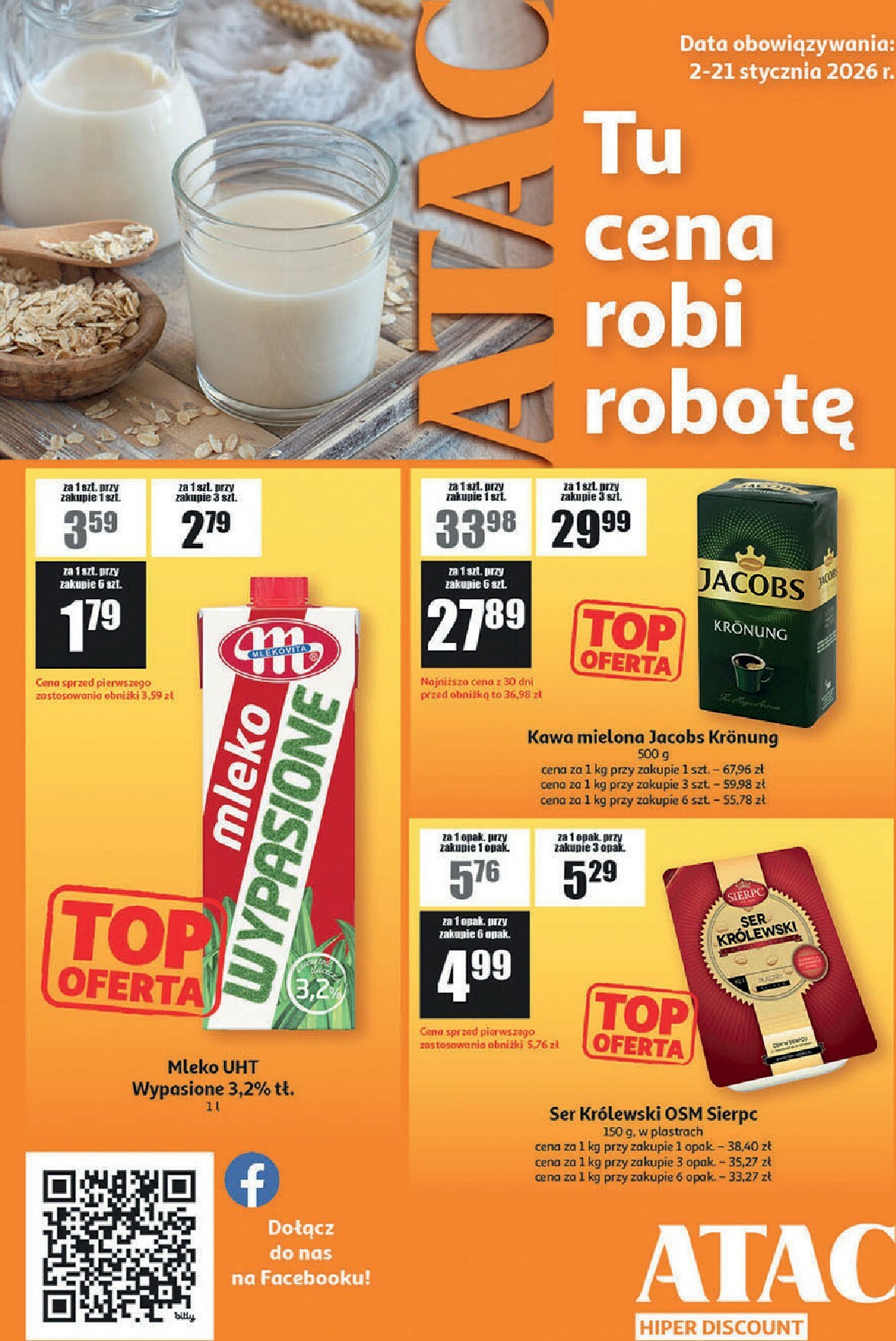 auchan - Gazetka Auchan - ATAC Hiper Discount - ważna od 02.01. do 21.01.