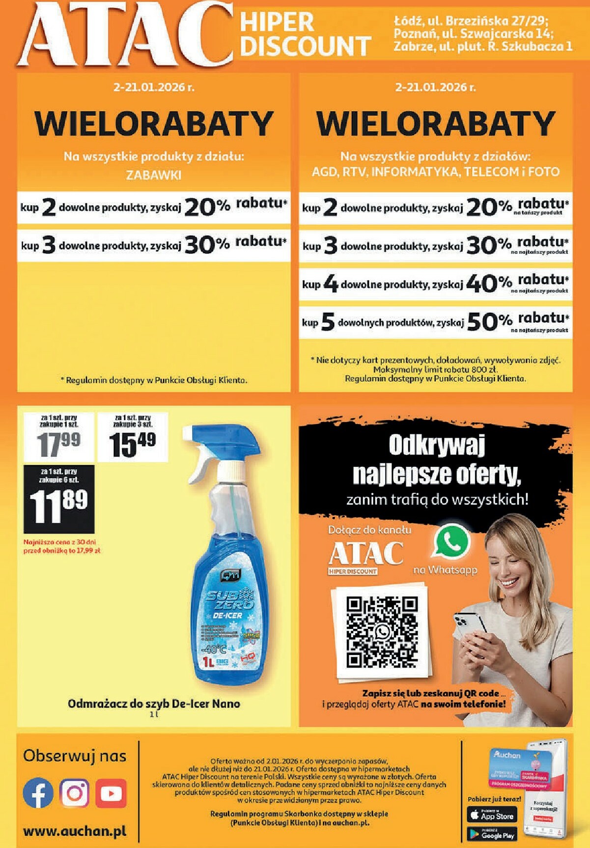 auchan - Gazetka Auchan - ATAC Hiper Discount - ważna od 02.01. do 21.01. - page: 4