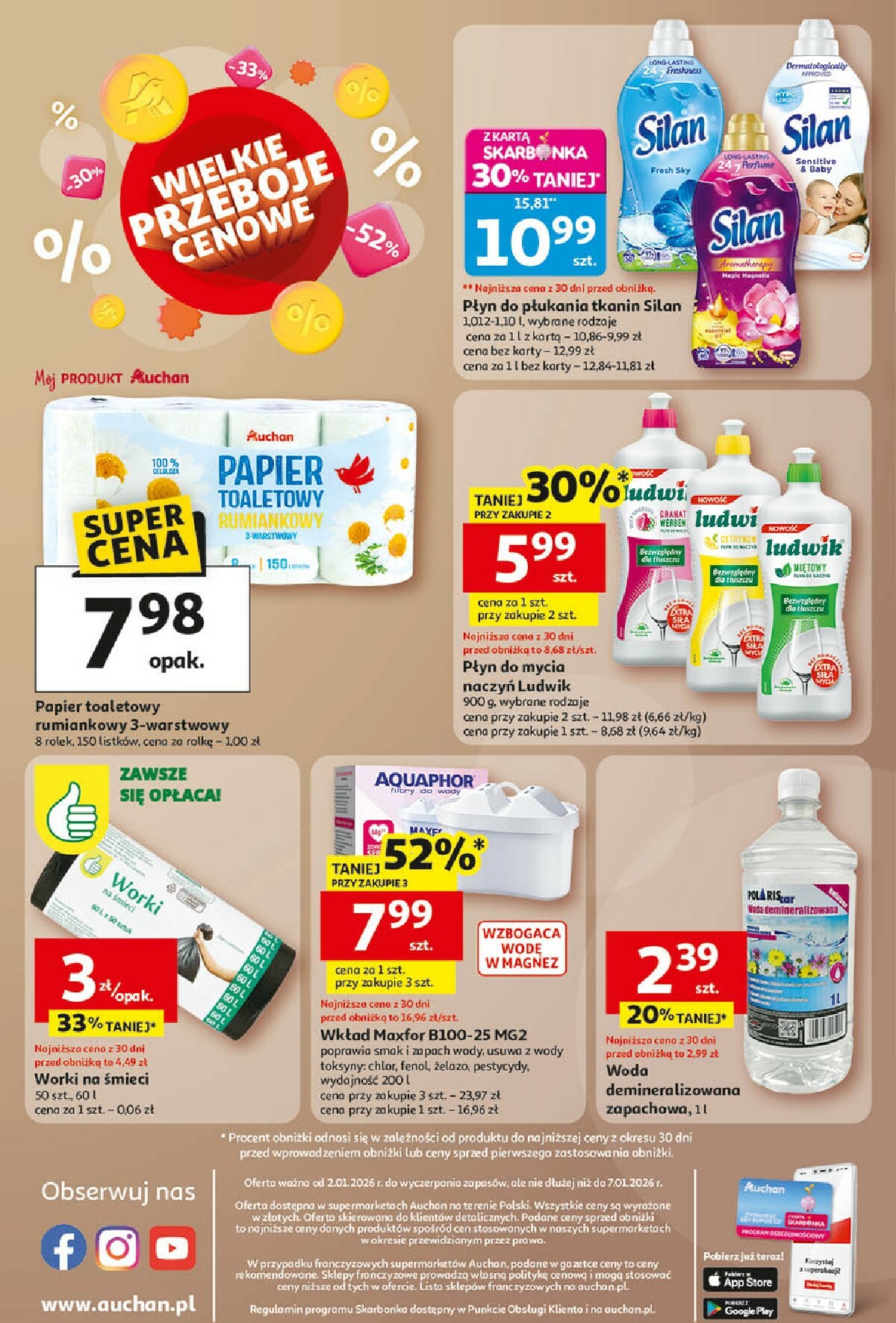auchan - Gazetka Supermarket Auchan Franczyza - ważna od 02.01. do 07.01. - page: 4
