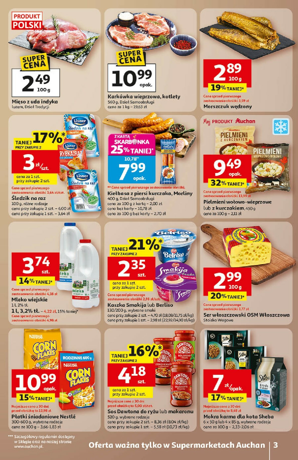 auchan - Gazetka Supermarket Auchan Franczyza - ważna od 02.01. do 07.01. - page: 3