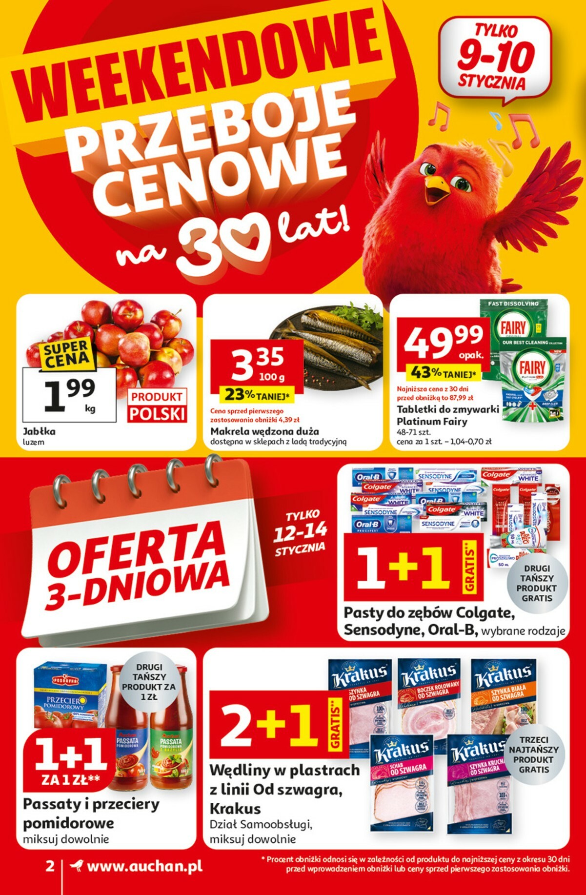 auchan - Gazetka Supermarket Auchan Franczyza - ważna od 08.01. do 14.01. - page: 2