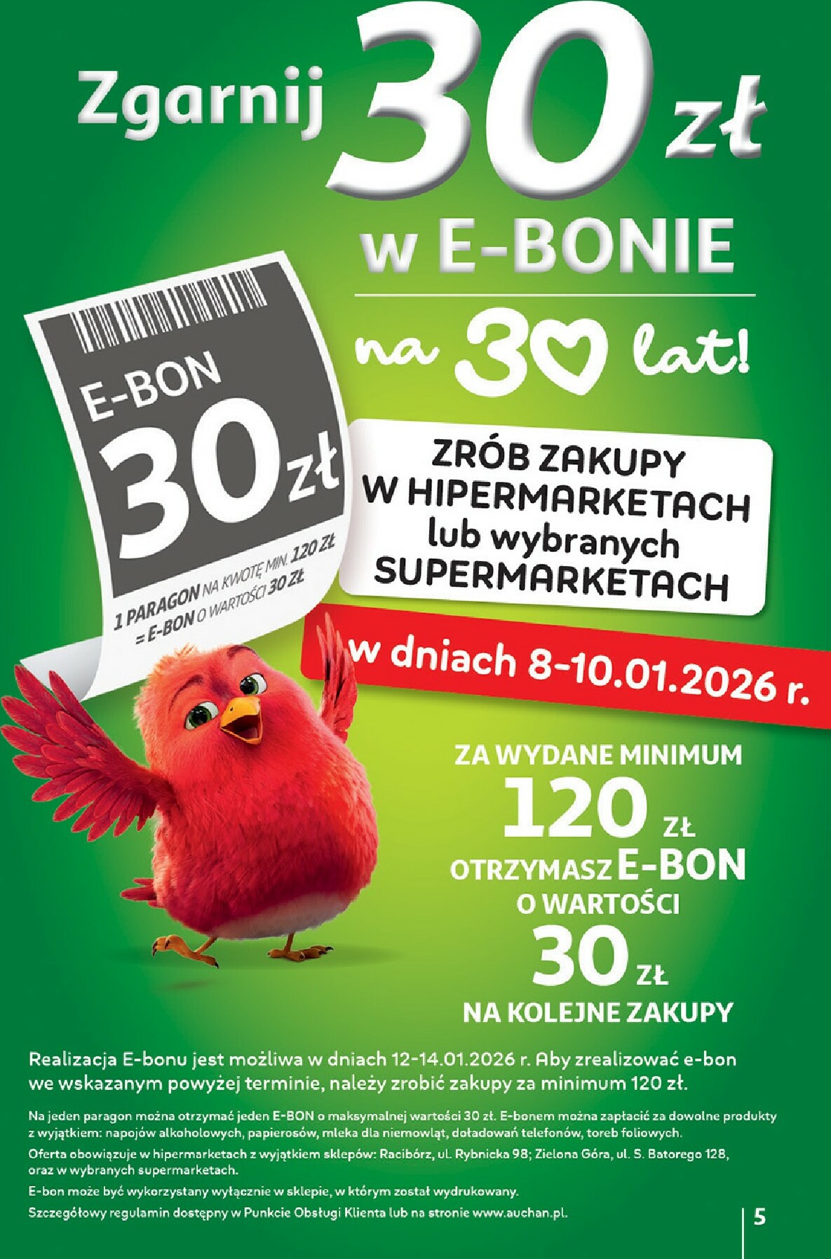 auchan - Gazetka Hipermarket Auchan - ważna od 08.01. do 14.01. - page: 5