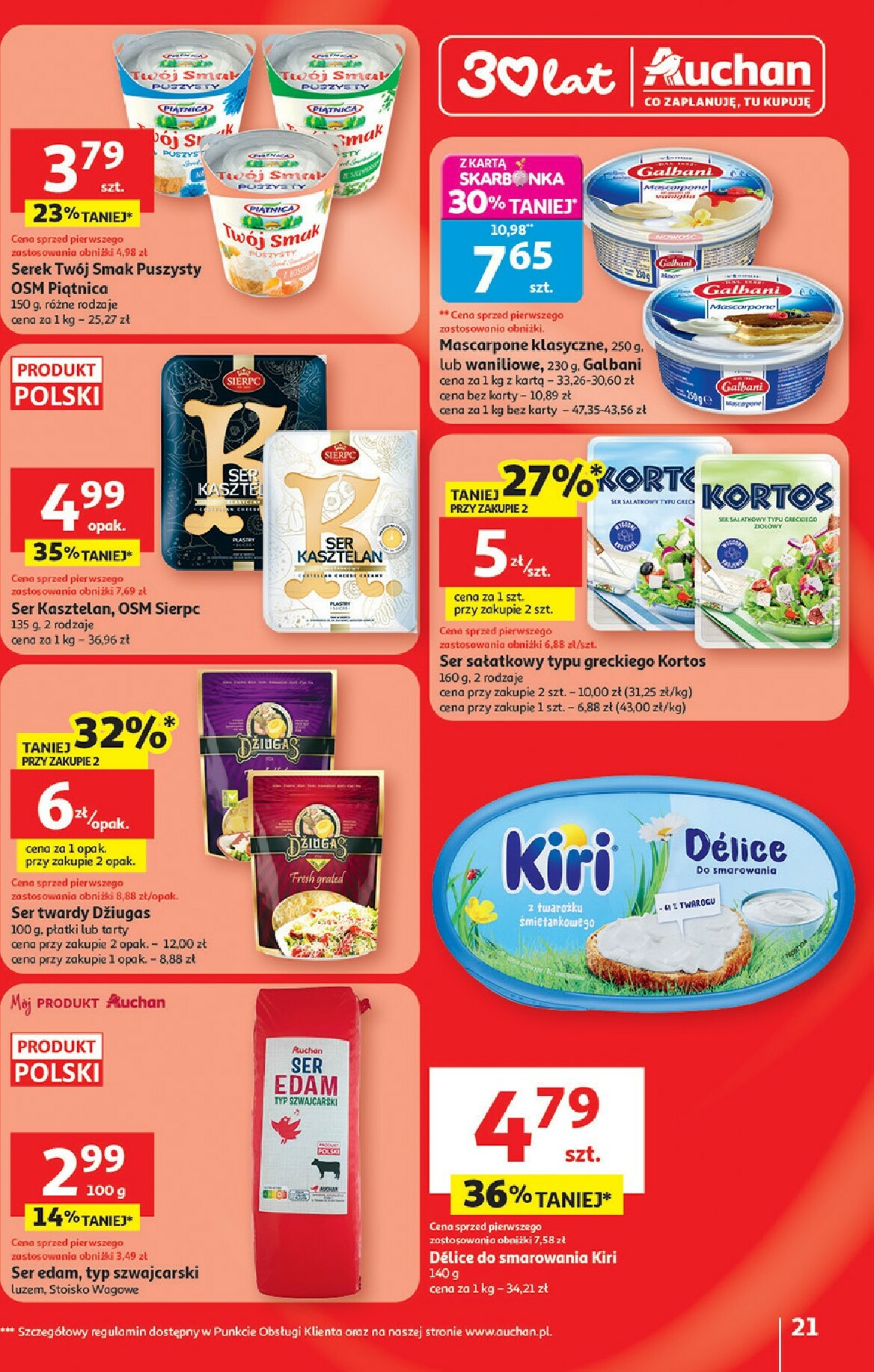 auchan - Gazetka Hipermarket Auchan - ważna od 08.01. do 14.01. - page: 21