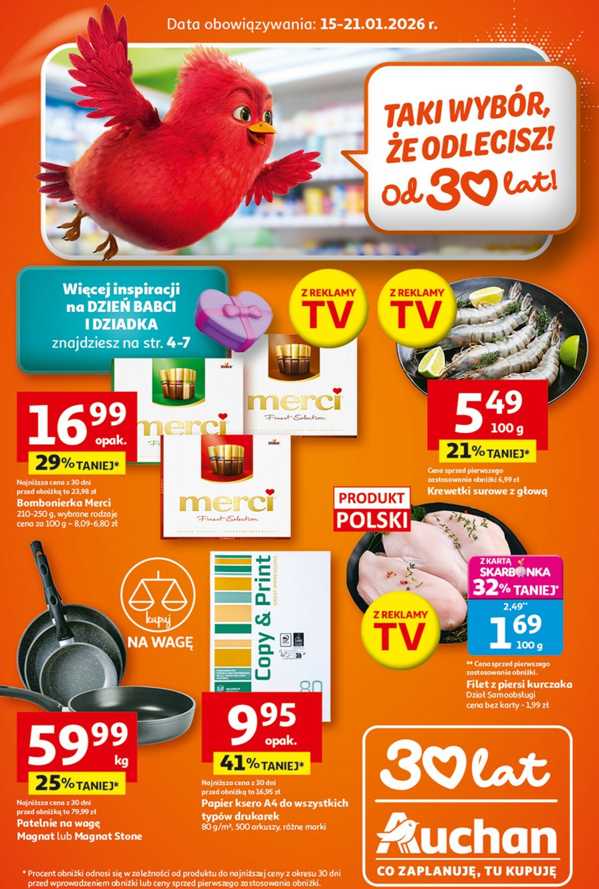 auchan - Gazetka Hipermarket Auchan - ważna od 15.01. do 21.01.