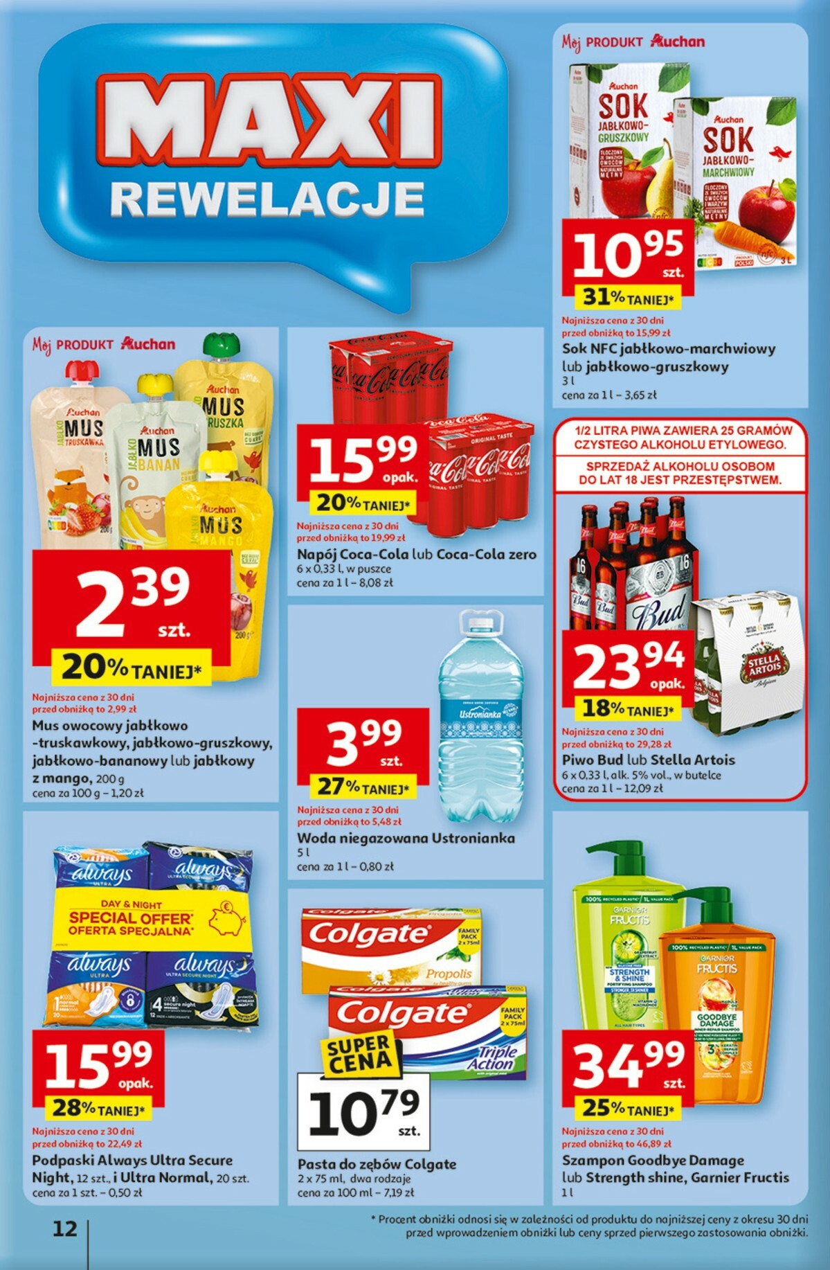 auchan - Gazetka Hipermarket Auchan - ważna od 15.01. do 21.01. - page: 12