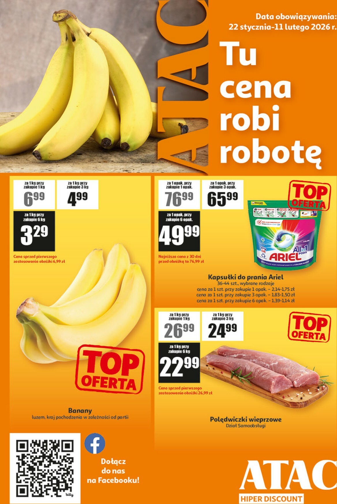 auchan - Gazetka Auchan - ATAC Hiper Discount - ważna od 22.01. do 11.02.